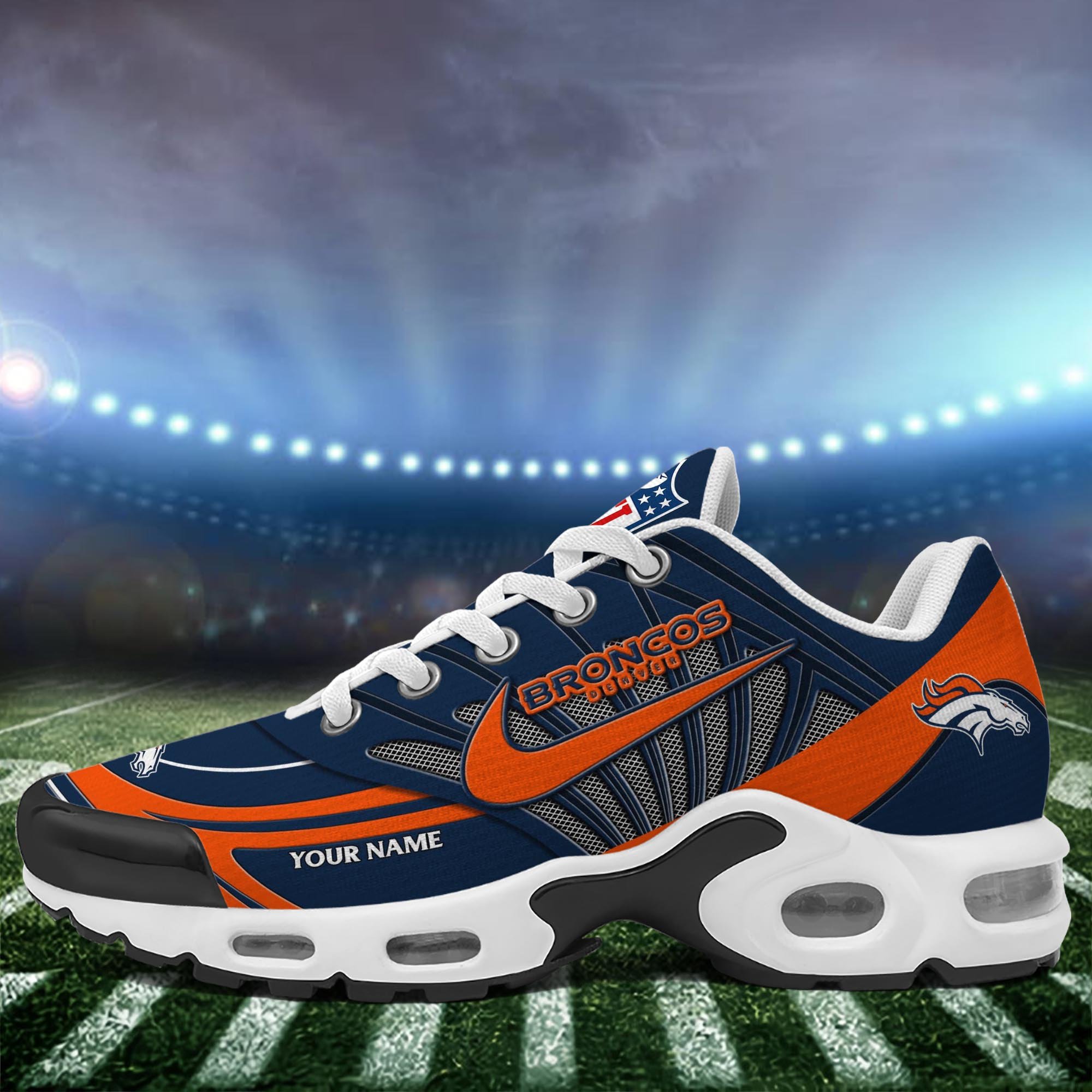 Denver Broncos TN Shoes 2025 Version Custom Your Name, Shoes For Sport Fans, Gift For Fans ETRG-61582 Gallery Image