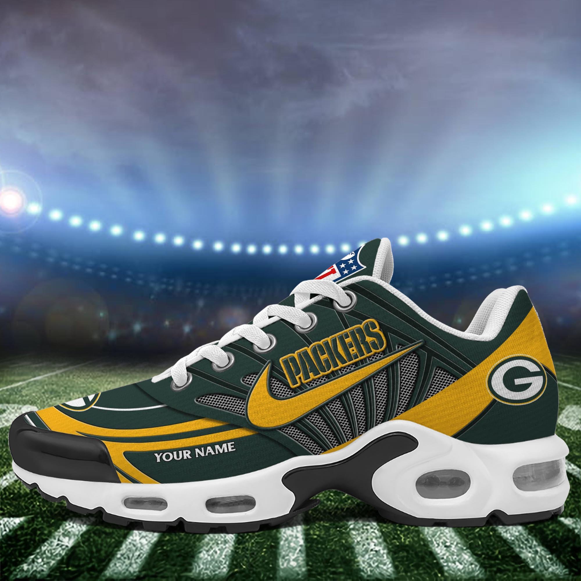 Green Bay Packers TN Shoes 2025 Version Custom Your Name, Shoes For Sport Fans, Gift For Fans ETRG-61582 Gallery Image