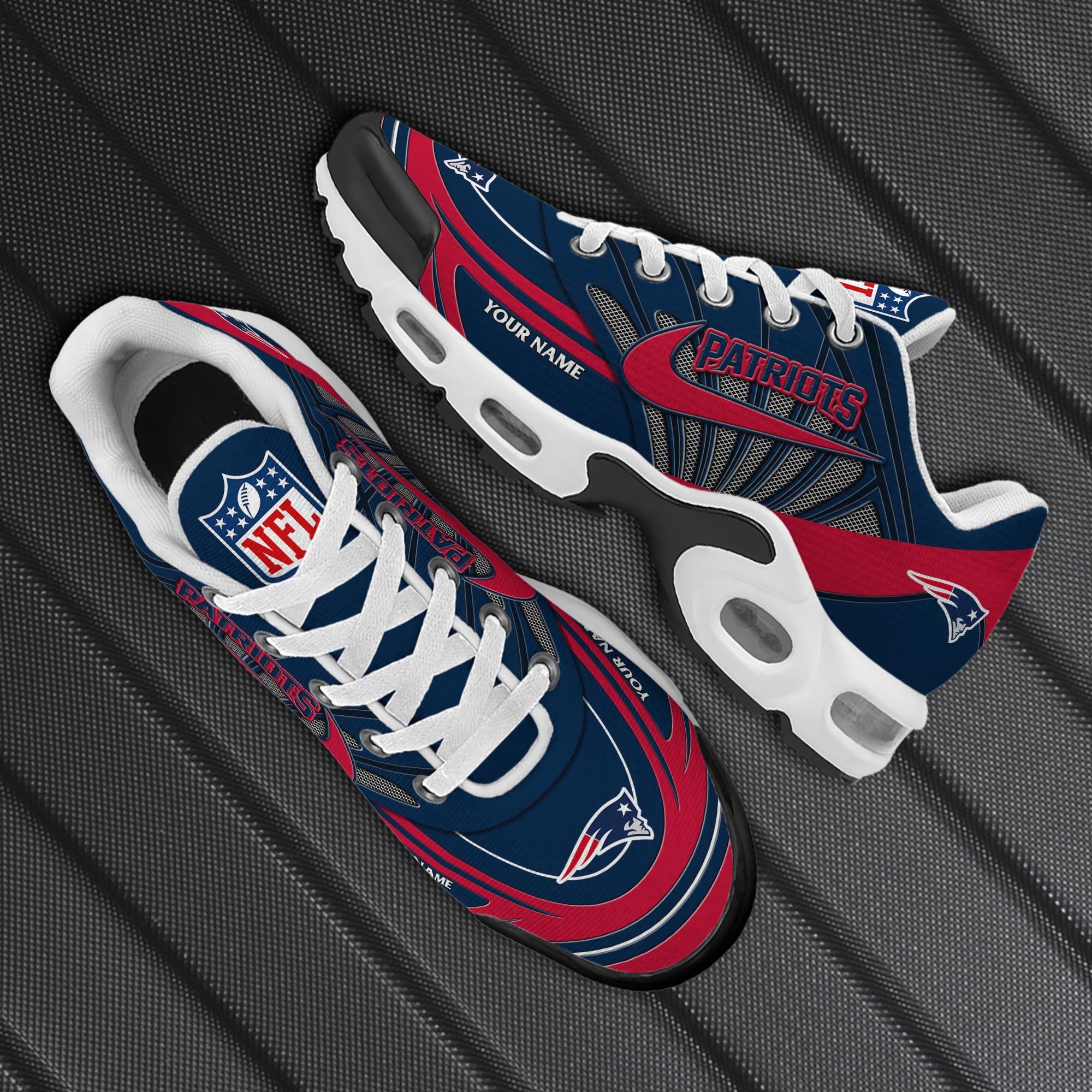 New England Patriots TN Shoes 2025 Version Custom Your Name, Shoes For Sport Fans, Gift For Fans ETRG-61582 Gallery Image