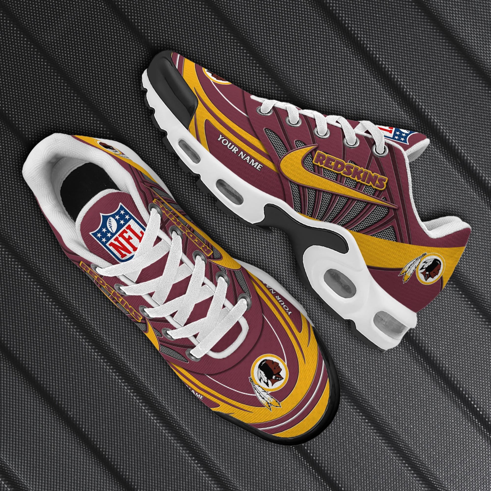 Washington Redskins TN Shoes 2025 Version Custom Your Name, Shoes For Sport Fans, Gift For Fans ETRG-61582 Gallery Image