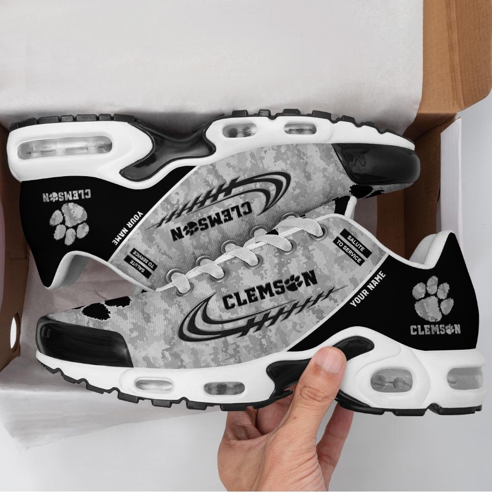 Clemson Tigers TN Shoes 2025 Version Custom Name, Camouflage Shoes For Sport Fans, Fan Gifts ETRG-61585 Gallery Image