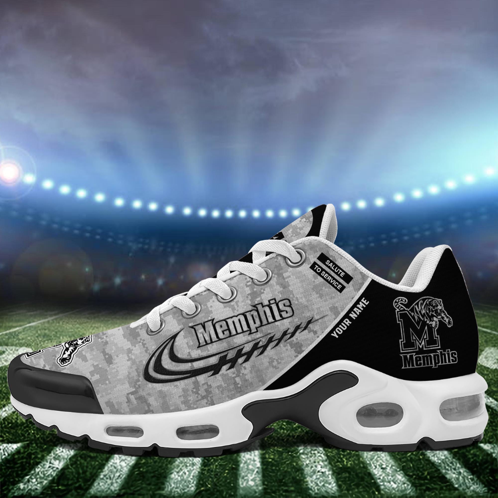 Memphis Tigers TN Shoes 2025 Version Custom Name, Camouflage Shoes For Sport Fans, Fan Gifts ETRG-61585 Gallery Image