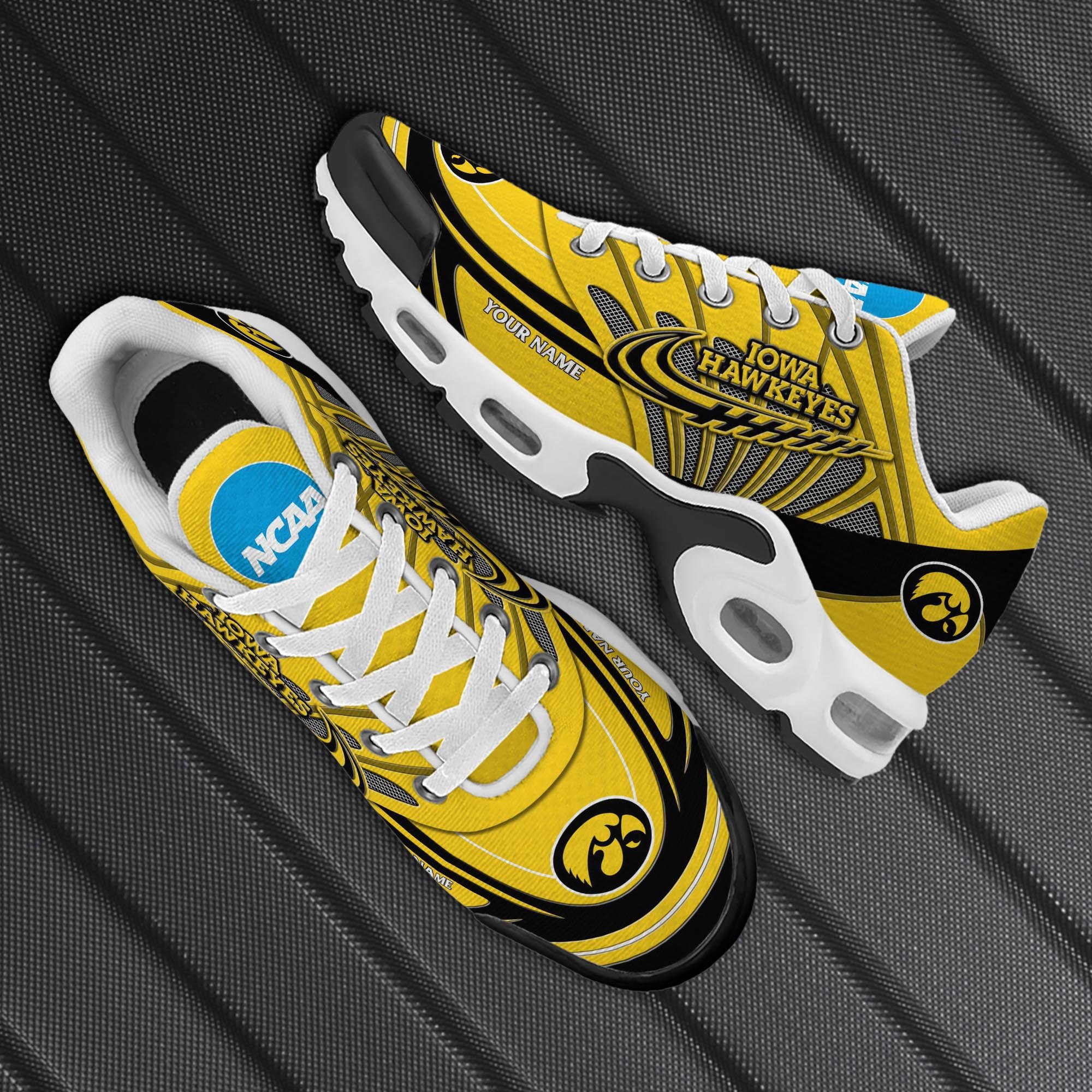Iowa Hawkeyes TN Shoes 2025 Version Custom Your Name, Shoes For Sport Fans, Gift For Fans ETRG-61594 Gallery Image