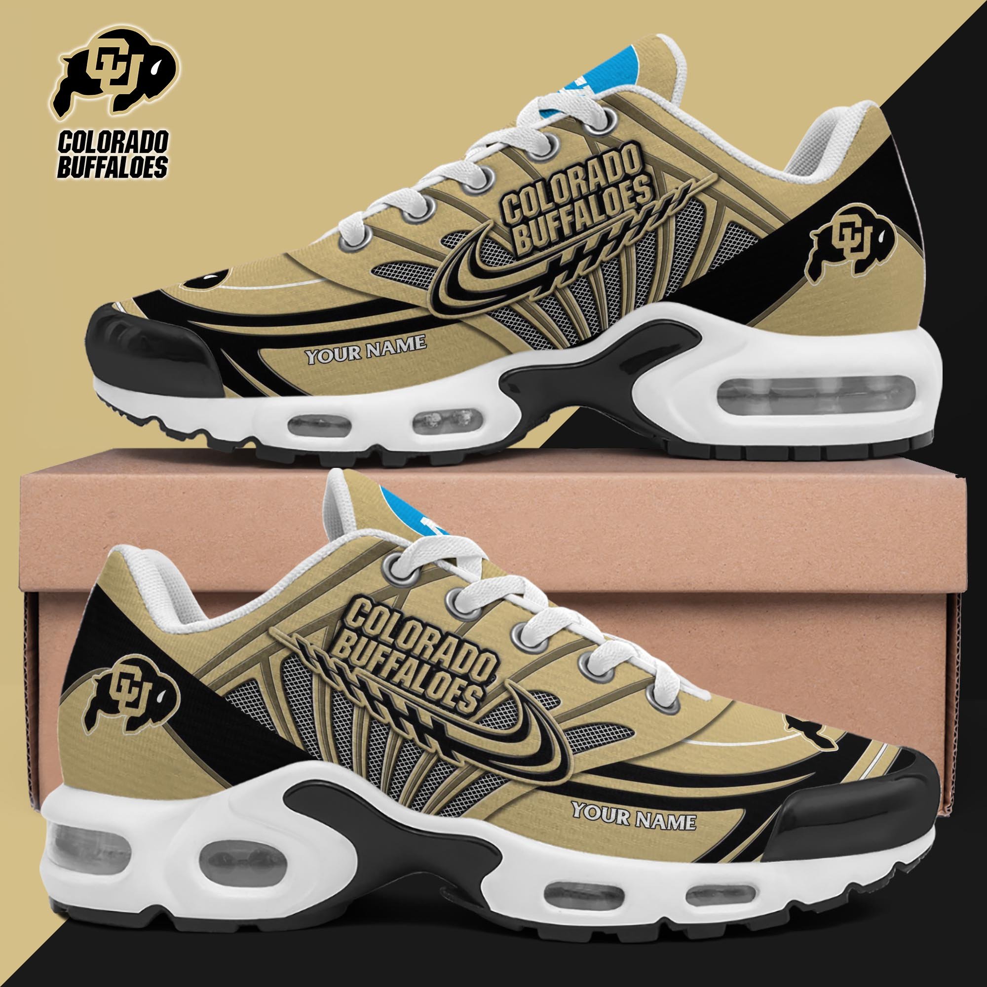 Colorado Buffaloes TN Shoes 2025 Version Custom Your Name, Shoes For Sport Fans, Gift For Fans ETRG-61594 Image