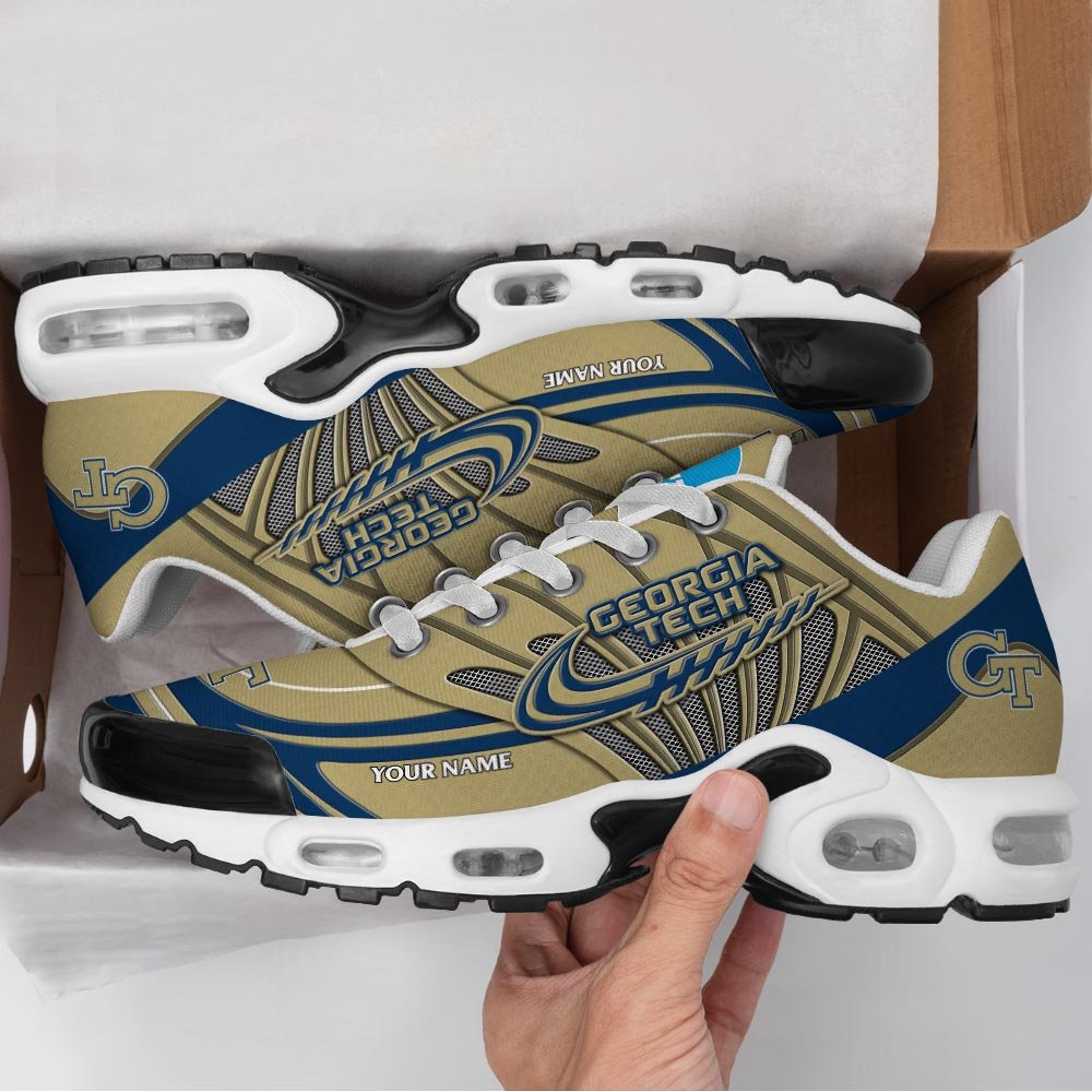 Georgia Tech Yellow Jackets TN Shoes 2025 Version Custom Your Name, Shoes For Sport Fans, Gift For Fans ETRG-61594 Gallery Image
