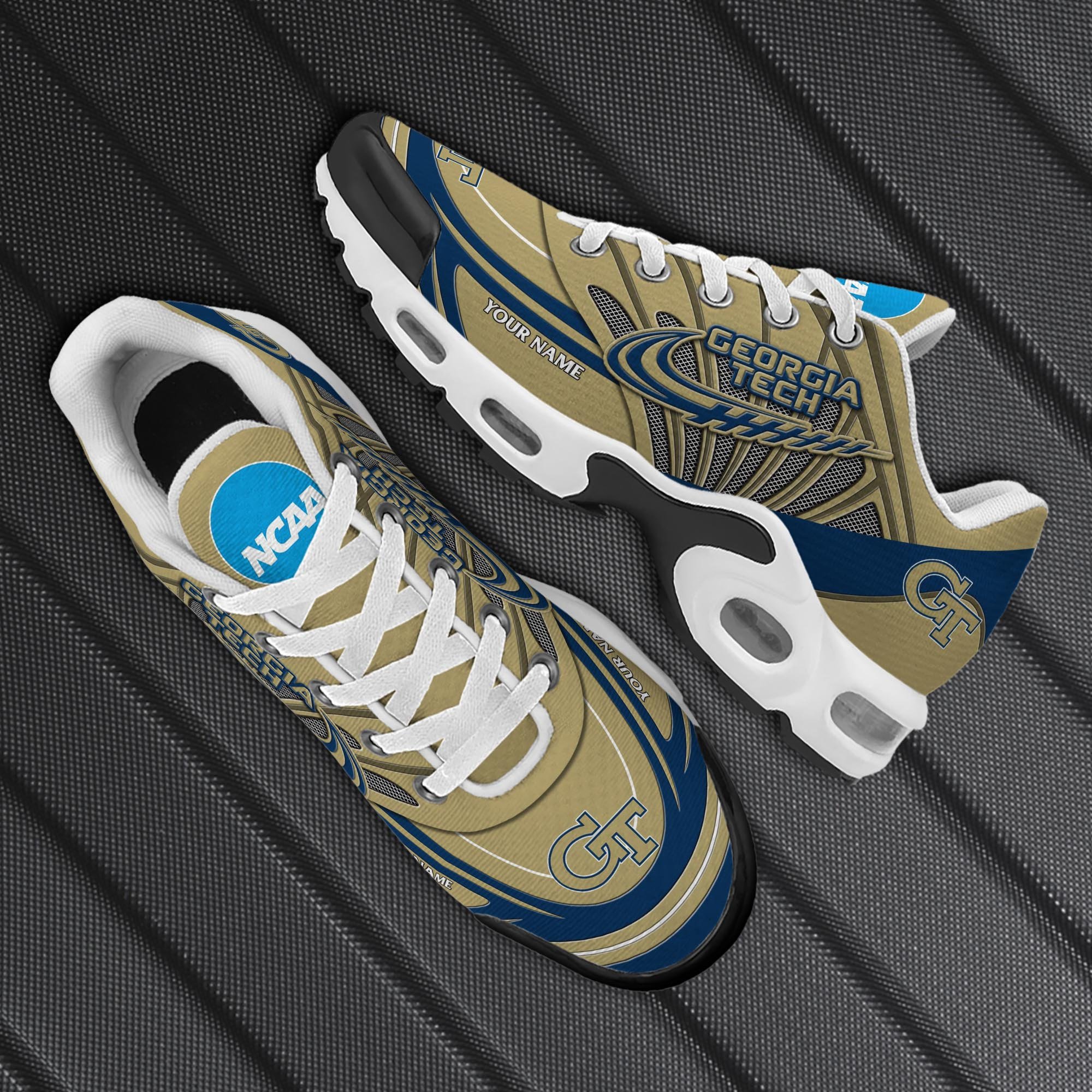 Georgia Tech Yellow Jackets TN Shoes 2025 Version Custom Your Name, Shoes For Sport Fans, Gift For Fans ETRG-61594