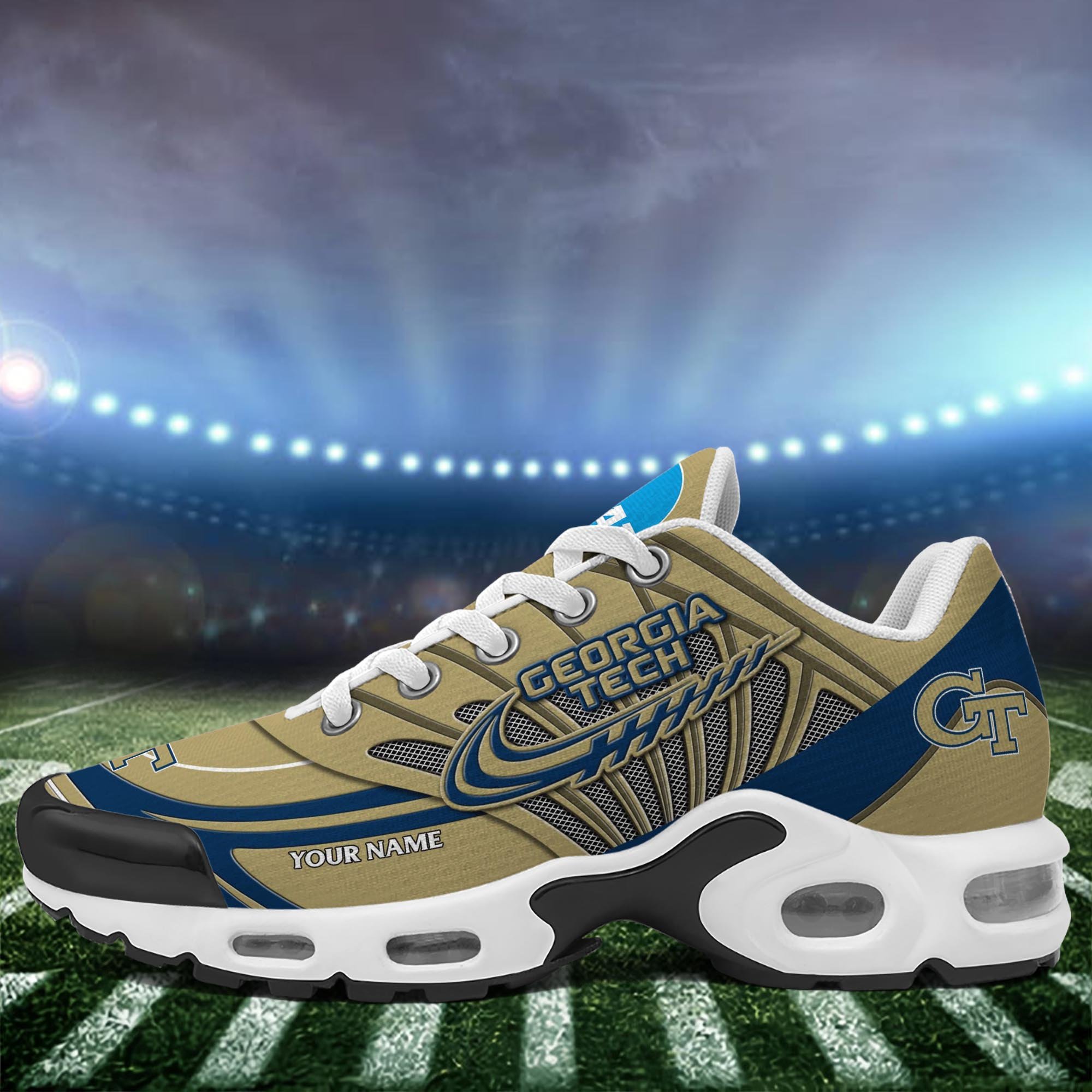 Georgia Tech Yellow Jackets TN Shoes 2025 Version Custom Your Name, Shoes For Sport Fans, Gift For Fans ETRG-61594
