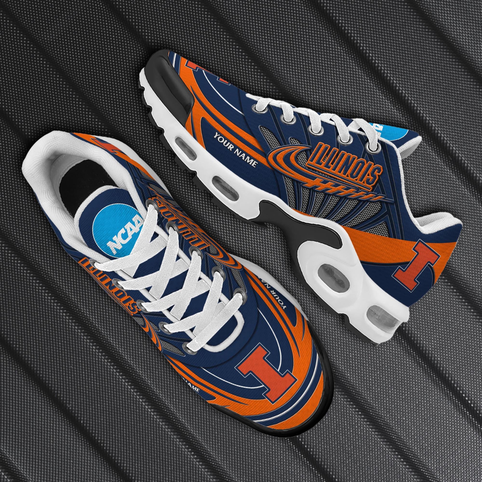 Illinois Fighting Illini TN Shoes 2025 Version Custom Your Name, Shoes For Sport Fans, Gift For Fans ETRG-61594 Gallery Image