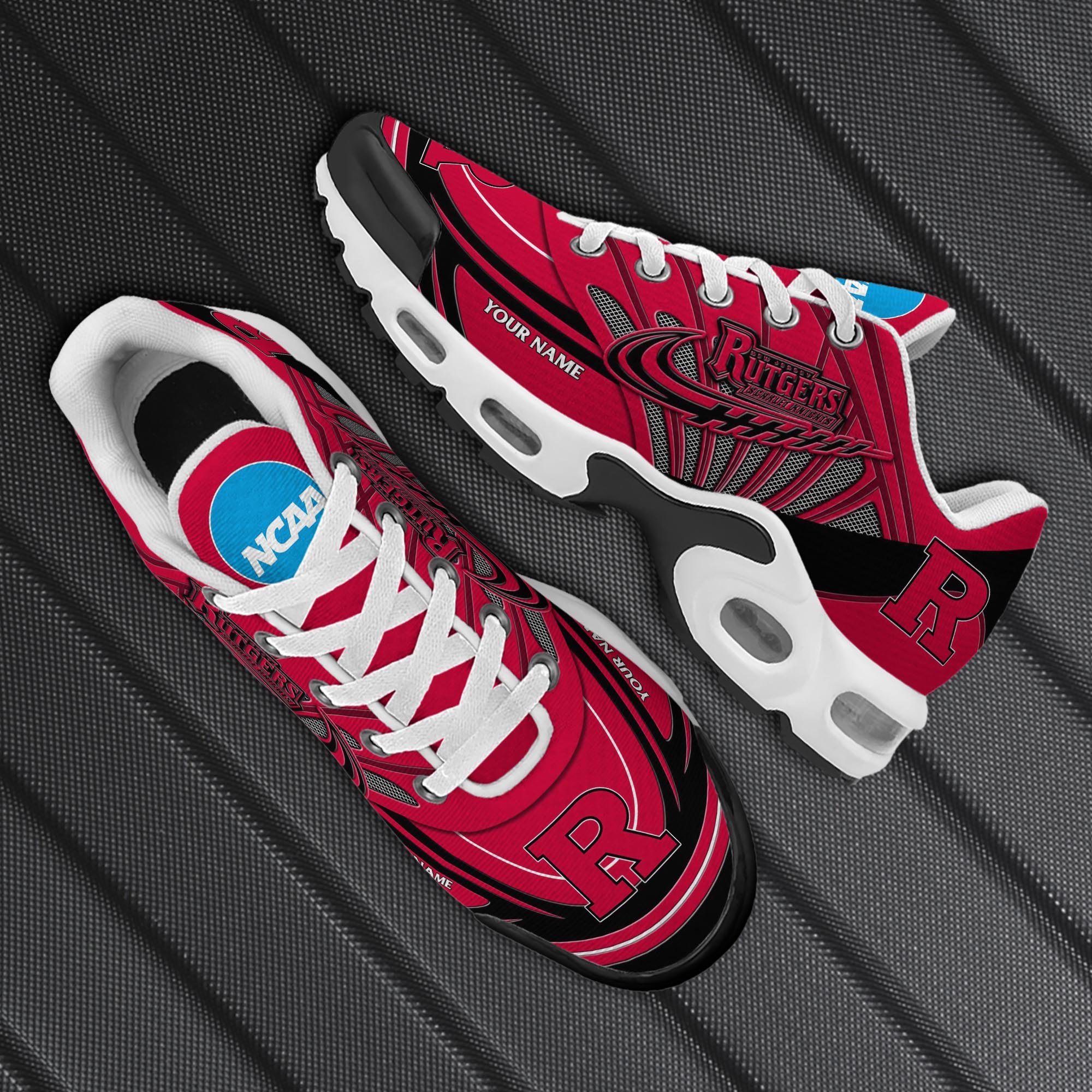Rutgers Scarlet Knights TN Shoes 2025 Version Custom Your Name, Shoes For Sport Fans, Gift For Fans ETRG-61594 Gallery Image