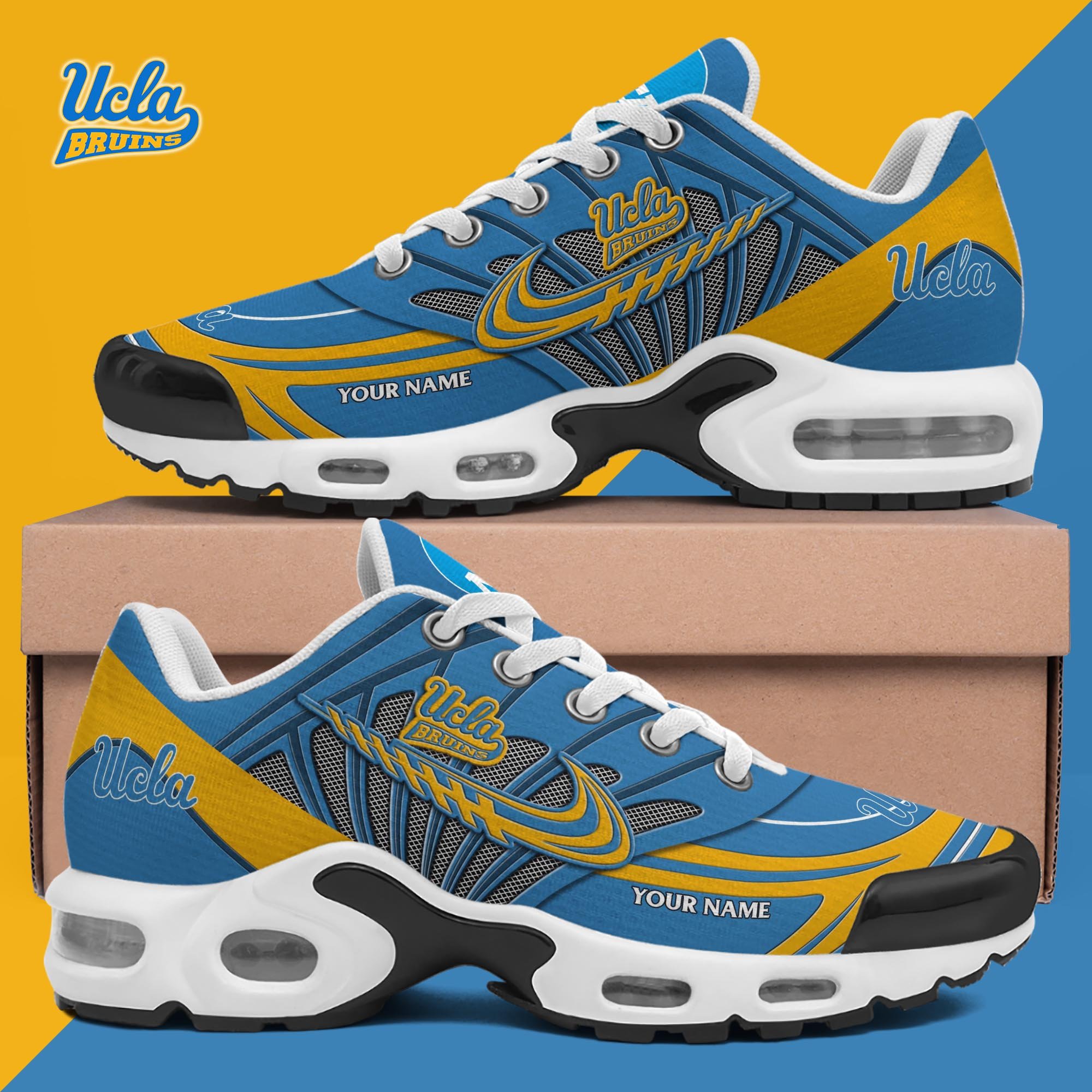 UCLA Bruins TN Shoes 2025 Version Custom Your Name, Shoes For Sport Fans, Gift For Fans ETRG-61594 Image