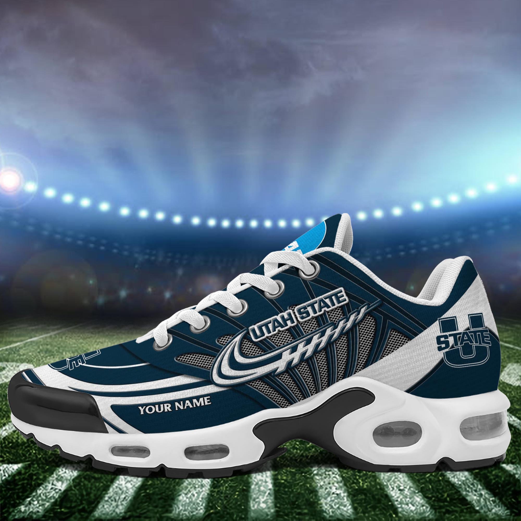Utah State Aggies TN Shoes 2025 Version Custom Your Name, Shoes For Sport Fans, Gift For Fans ETRG-61594 Gallery Image