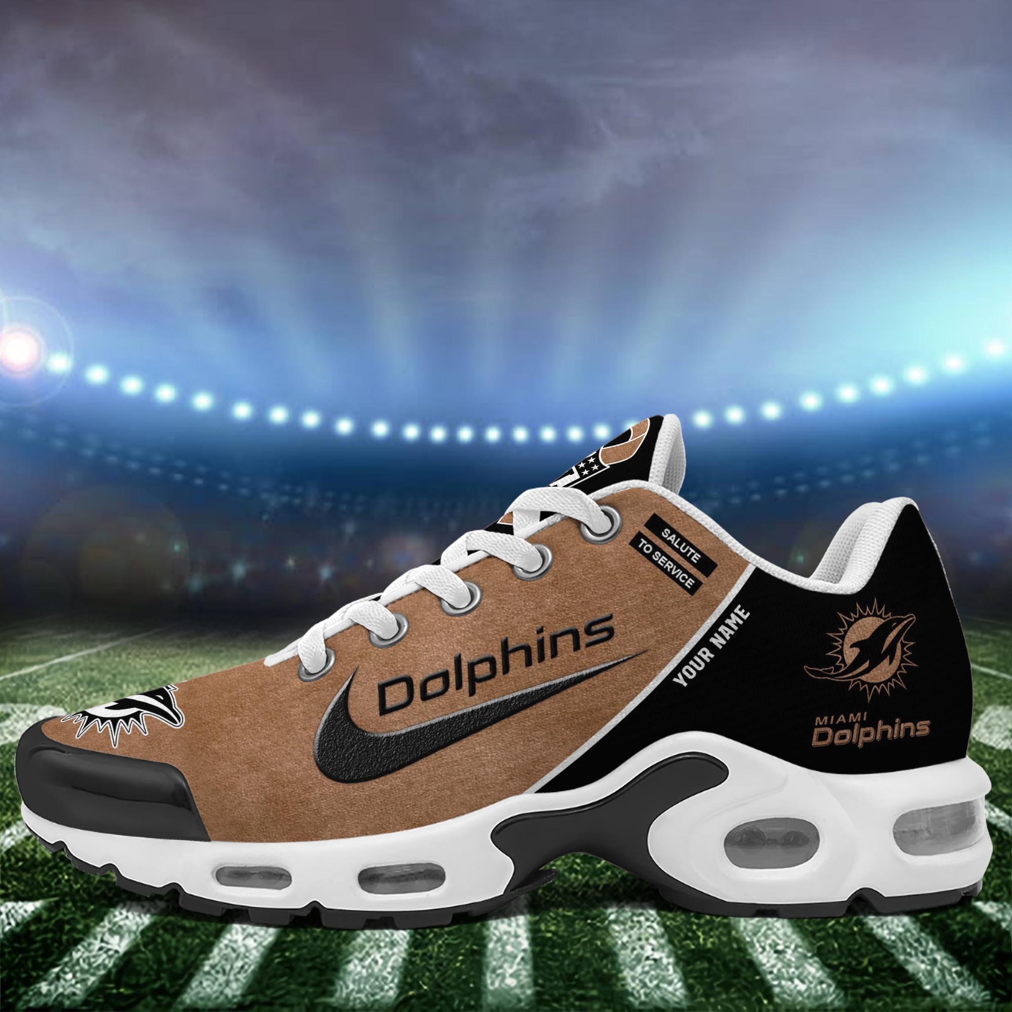 Miami Dolphins TN Shoes 2025 Version Custom Name, Shoes For Football Fans, Fan Gifts ETRG-61623 Gallery Image