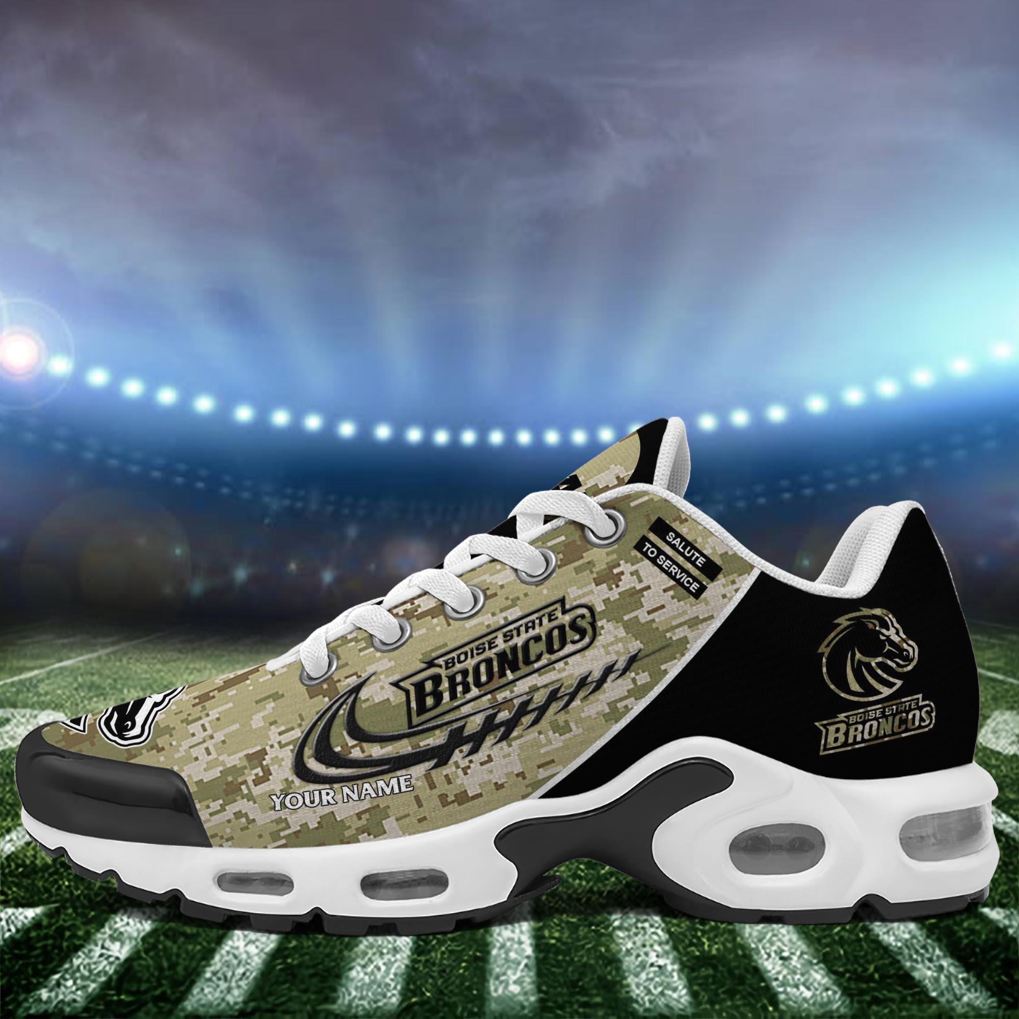 Boise State Broncos TN Shoes 2025 Version Custom Name, Camouflage Shoes, Gifts For Football Lovers ETRG-61636 Gallery Image