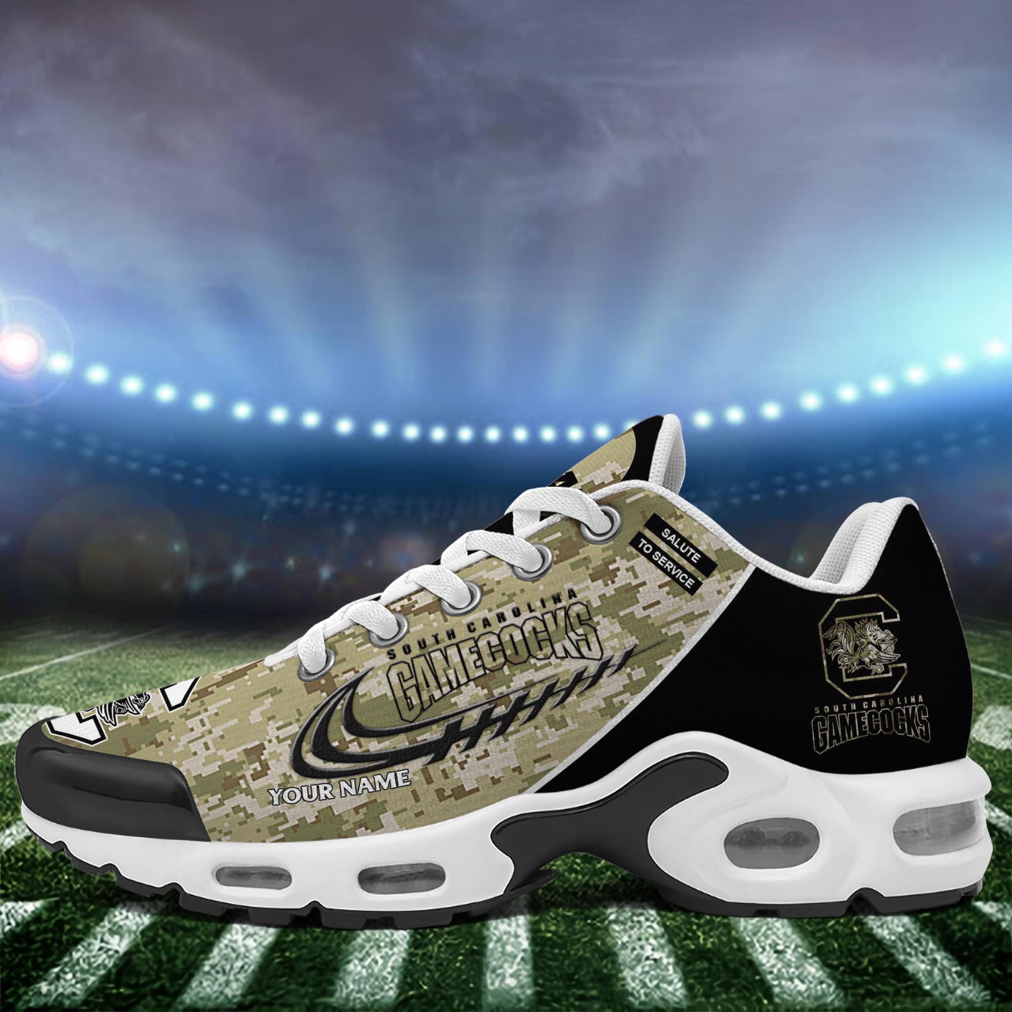 South Carolina Gamecocks TN Shoes 2025 Version Custom Name, Camouflage Shoes, Gifts For Football Lovers ETRG-61636 Gallery Image