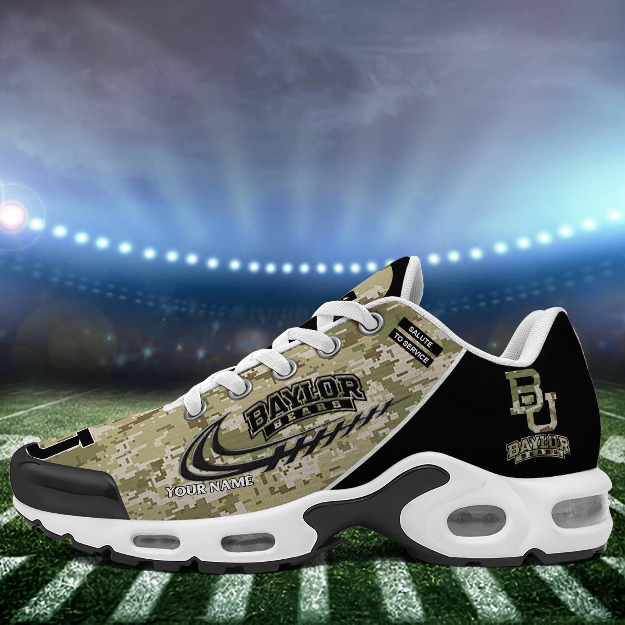 Baylor Bears TN Shoes 2025 Version Custom Name, Camouflage Shoes, Gifts For Football Lovers ETRG-61636 Gallery Image
