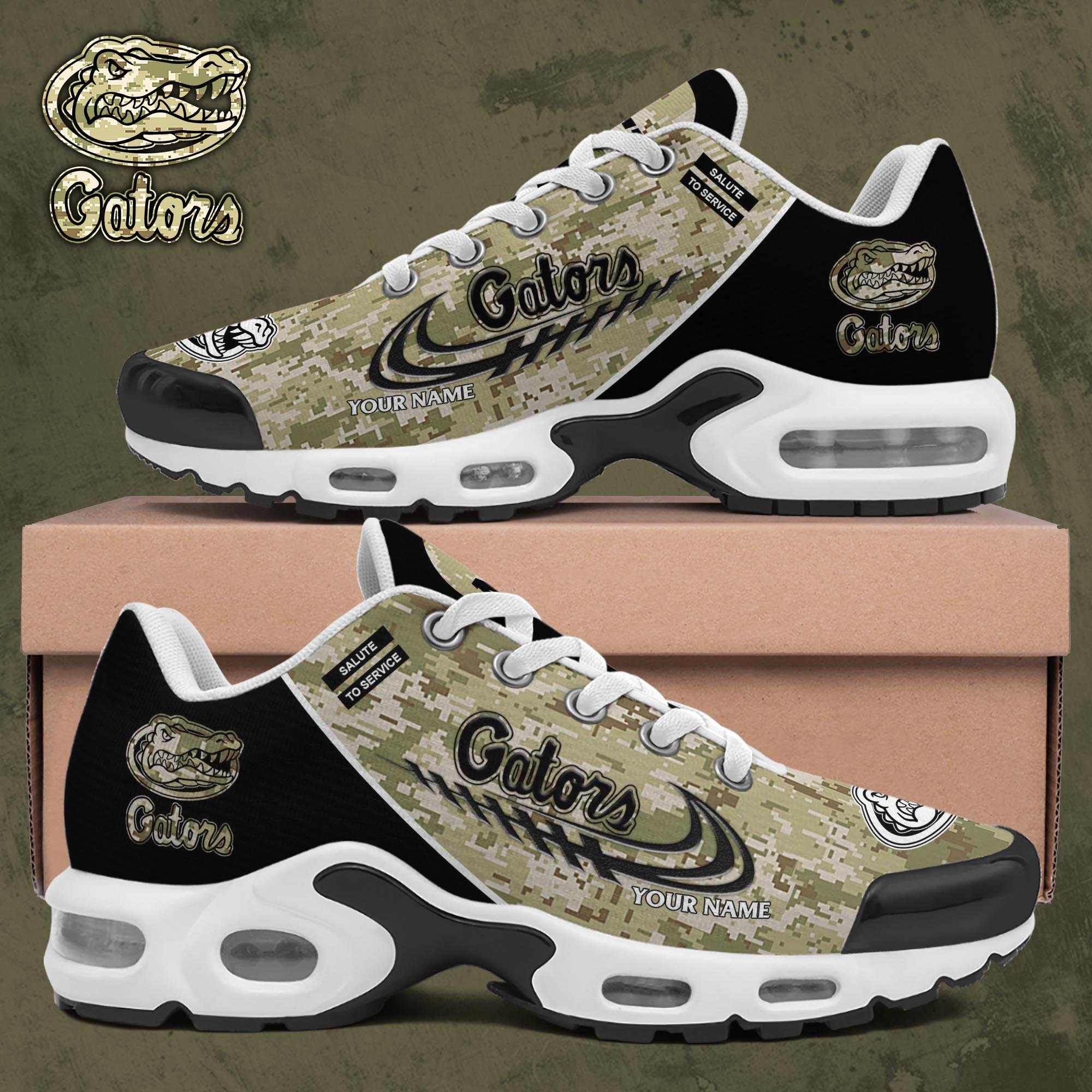 Florida Gators TN Shoes 2025 Version Custom Name, Camouflage Shoes, Gifts For Football Lovers ETRG-61636 Image