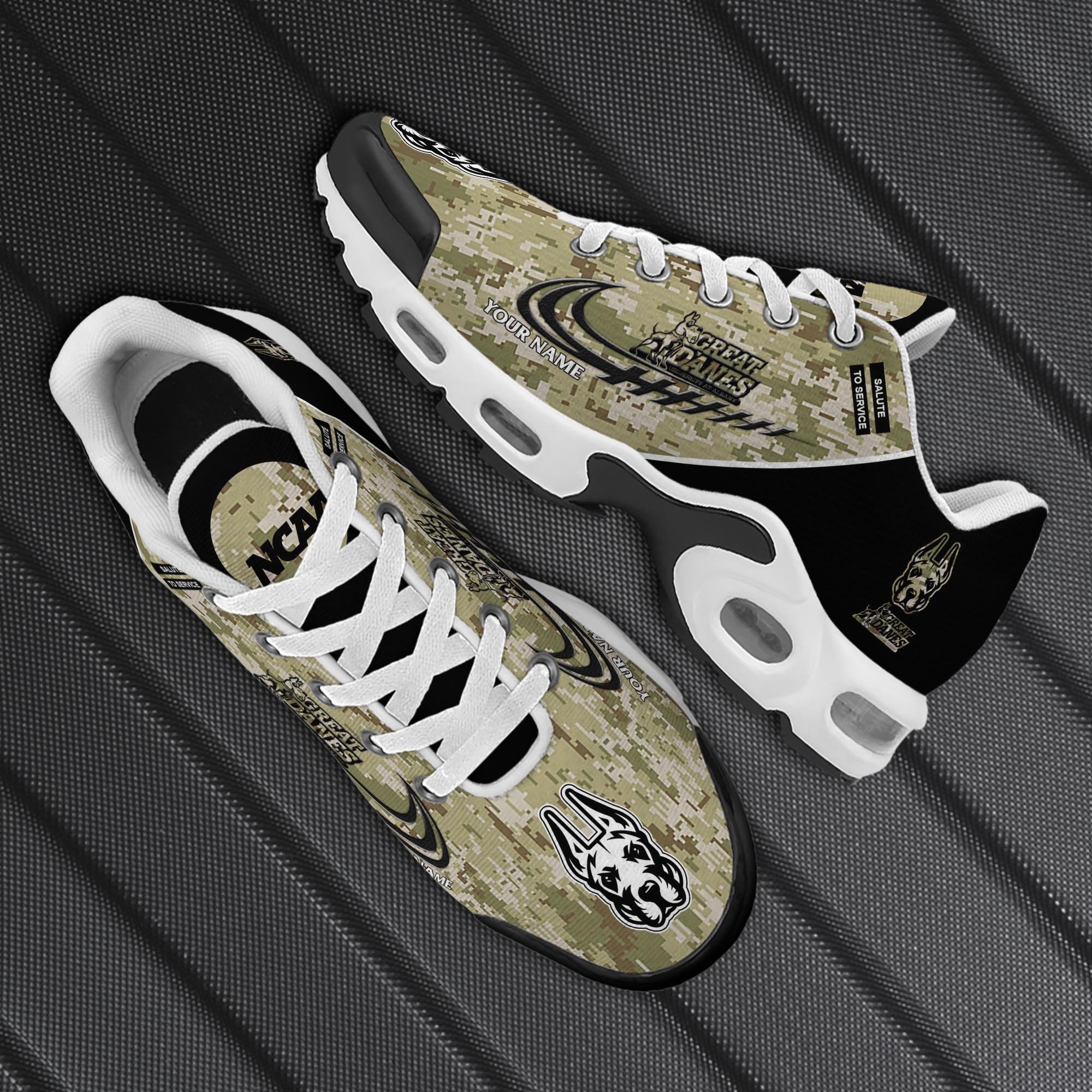 Albany Great Danes TN Shoes 2025 Version Custom Name, Camouflage Shoes, Gifts For Football Lovers ETRG-61636 Gallery Image