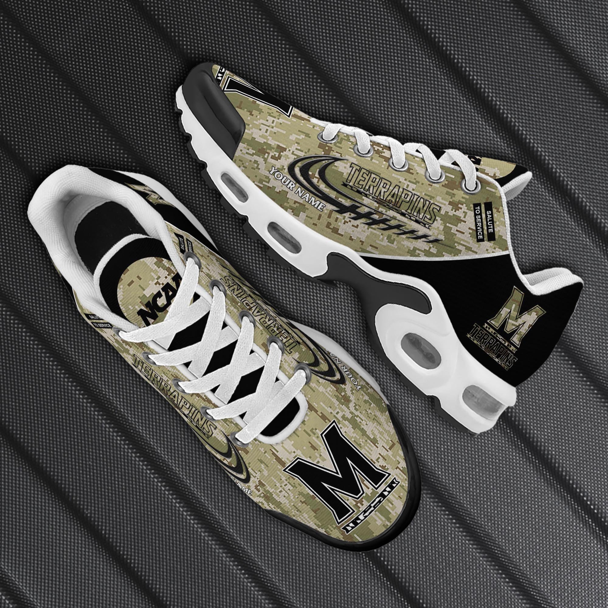 Maryland Terrapins TN Shoes 2025 Version Custom Name, Camouflage Shoes, Gifts For Football Lovers ETRG-61636 Gallery Image