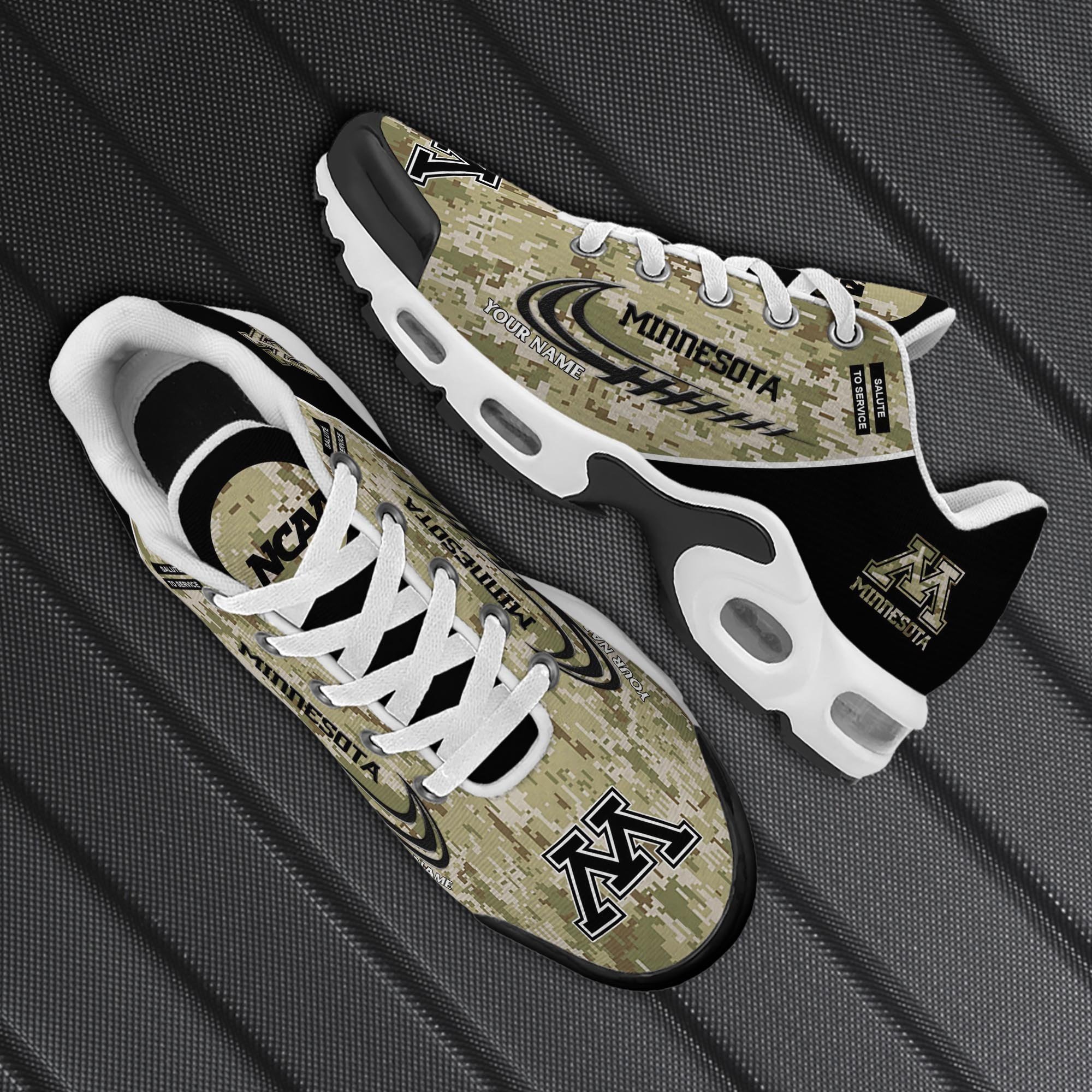 Minnesota Golden Gophers TN Shoes 2025 Version Custom Name, Camouflage Shoes, Gifts For Football Lovers ETRG-61636 Gallery Image