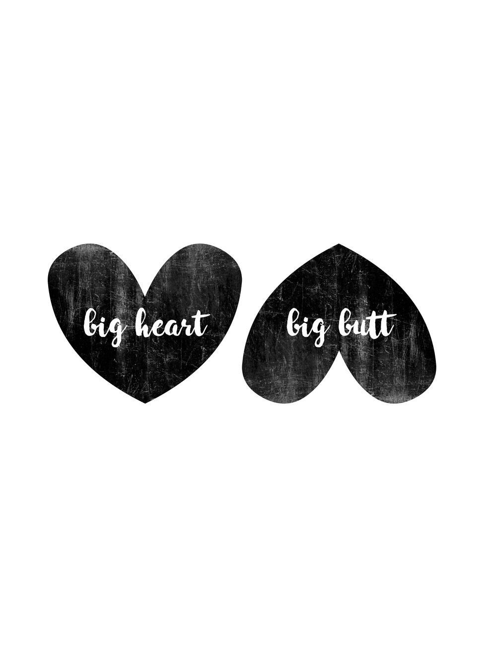 Big Heart Big Butt Wall Mural | Buy online at Europosters