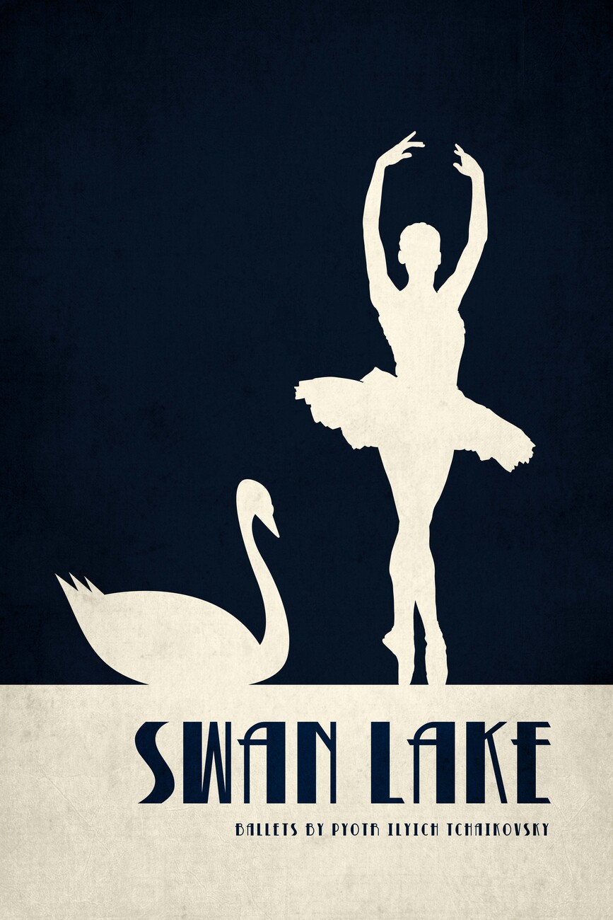 Swan Totem Animal Boho Wall Art Fine Art Print From 