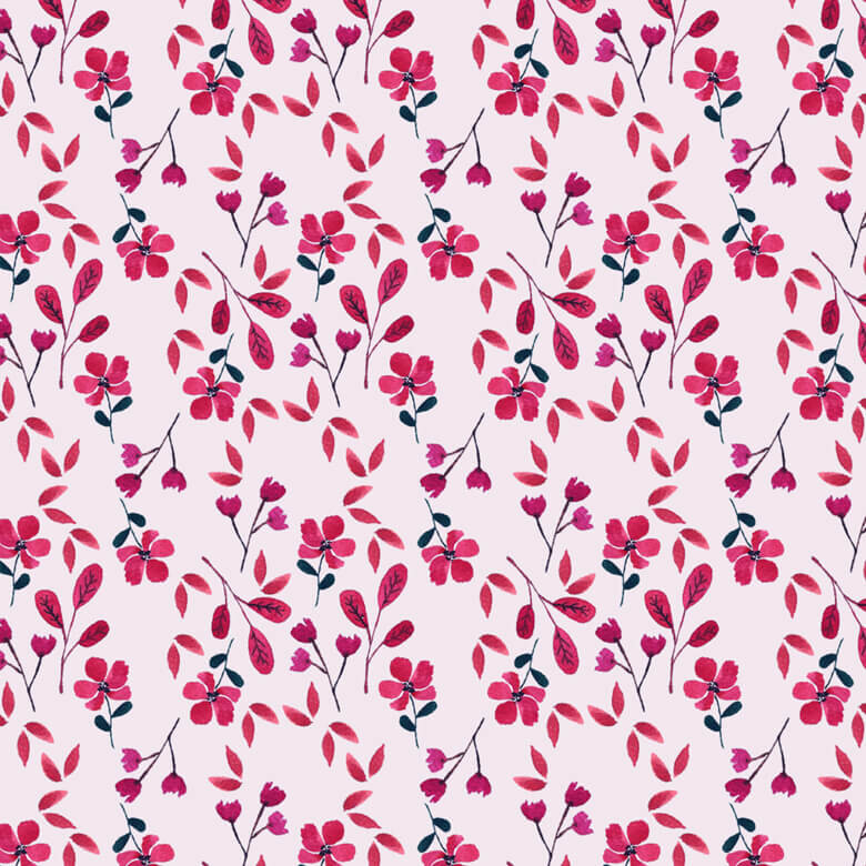 Wallpaper Mural Pink Blossoms