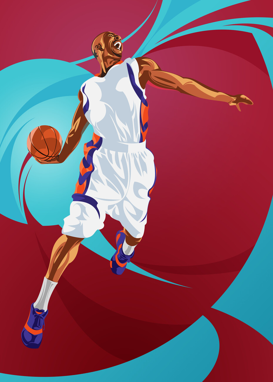 Illustrazione Basketball Player