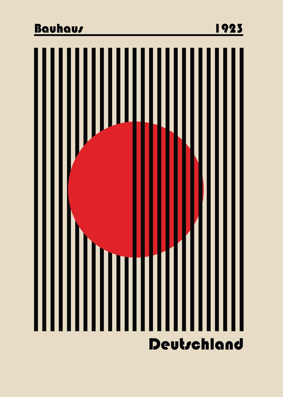 Wall Art Print | Bauhaus Deutschland Poster Europosters