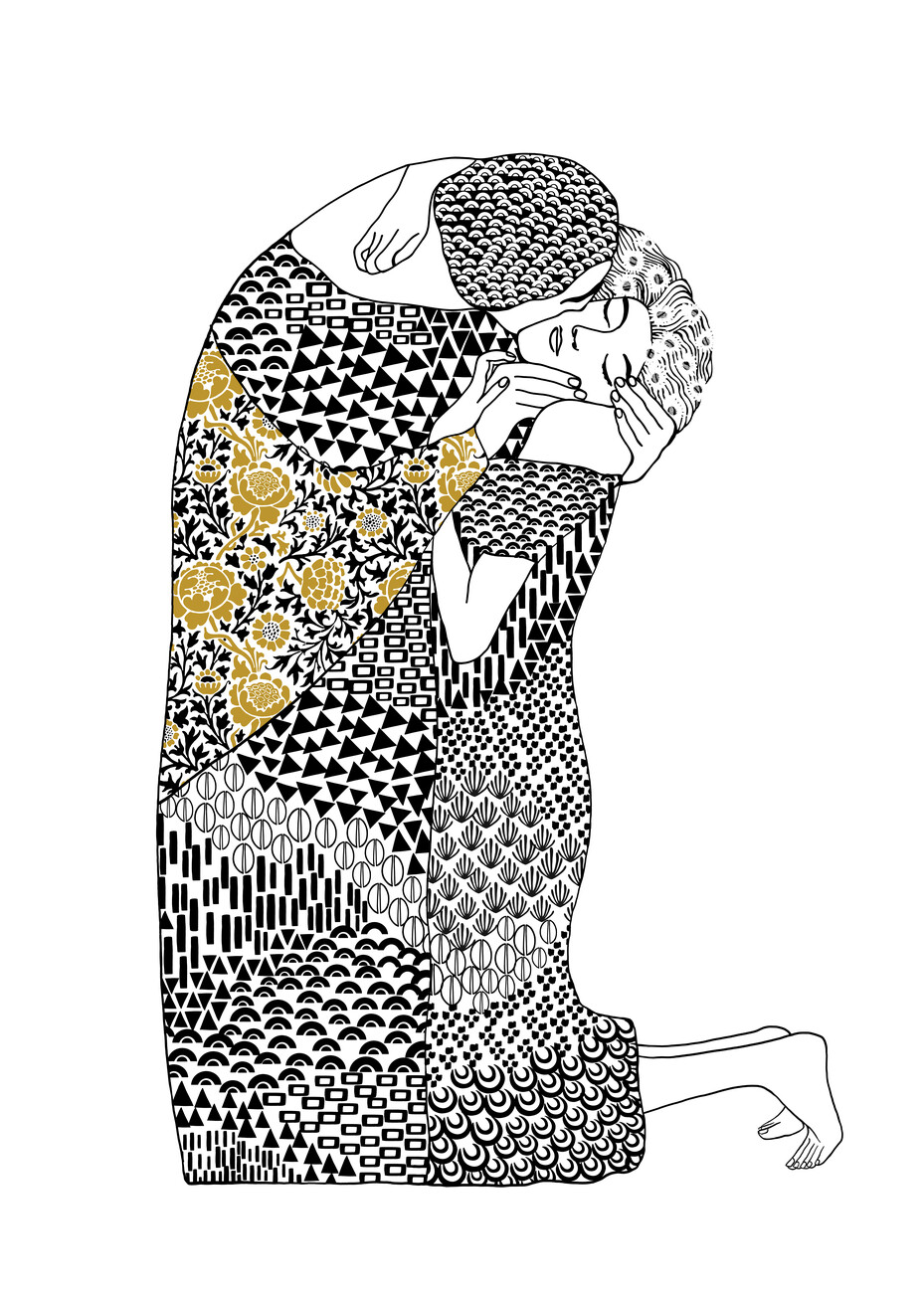 Illustration The Kiss