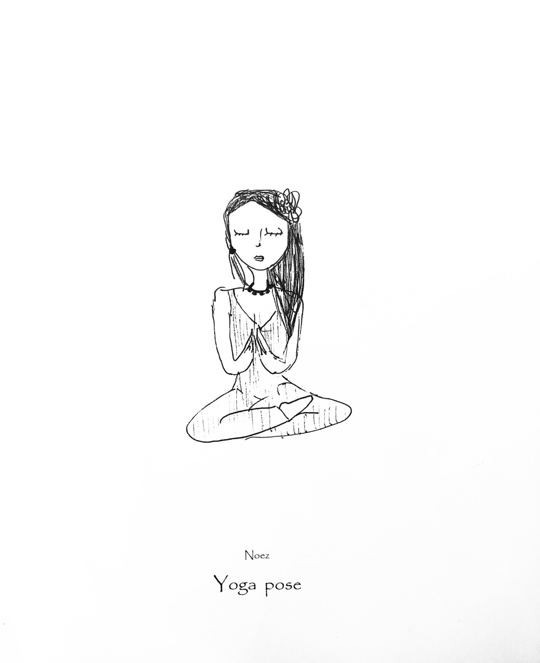 Lotus Pose Meditation, Yoga Art Charcoal Drawing, Yoga Poster Yoga Print,  Black and White, Art Print From Original Artwork by Ann Adams, Y1 - Etsy