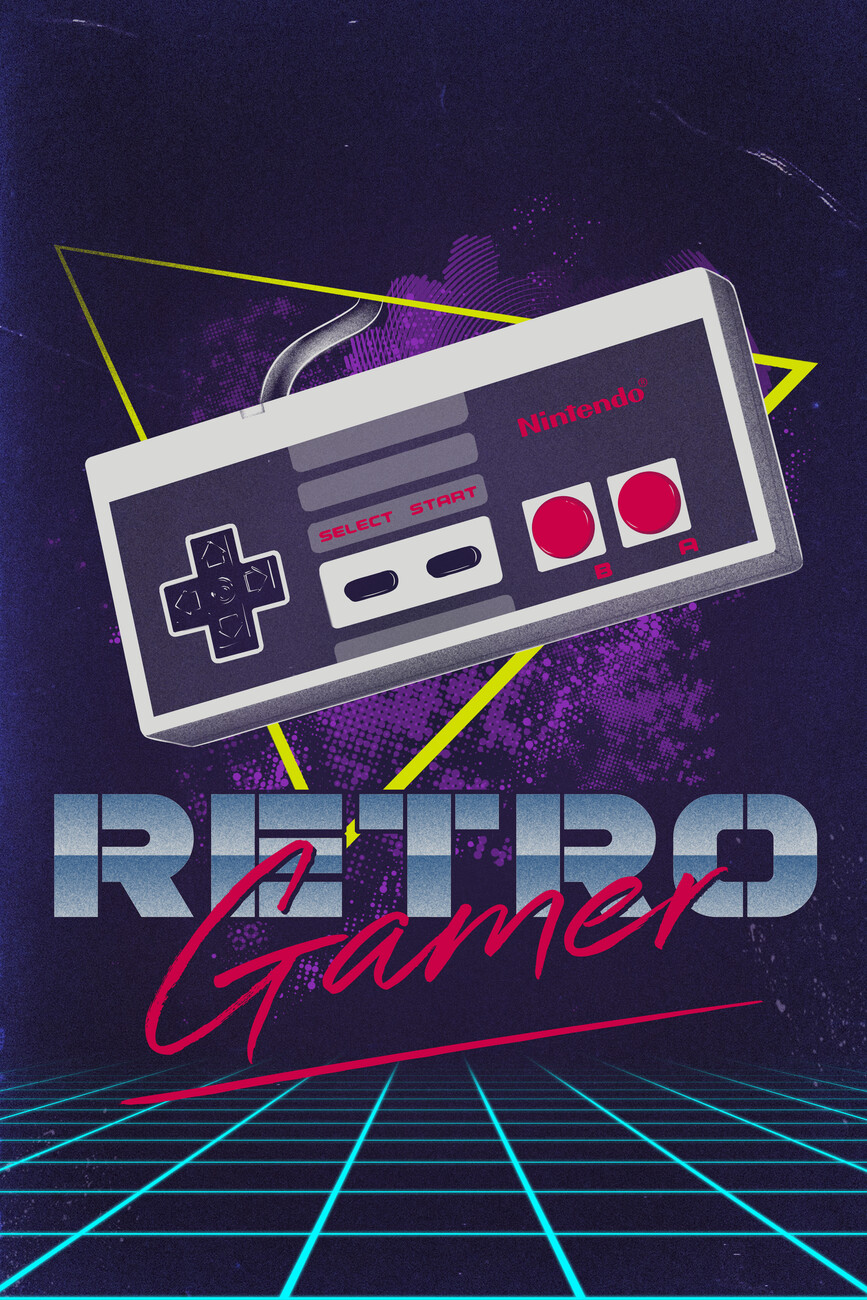 Wall Art Print Retro gamer, Gifts & Merchandise