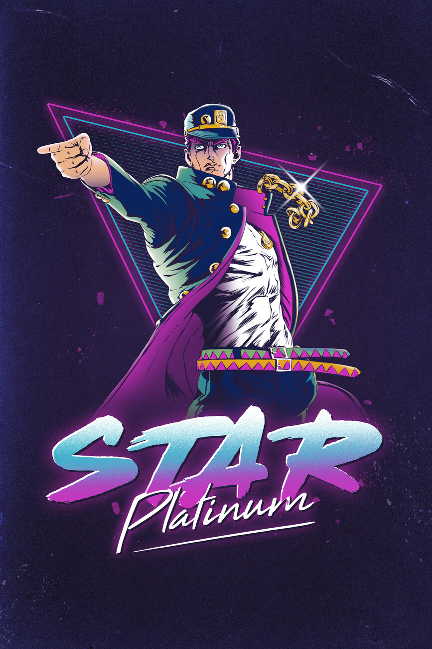 Star platinum - Jojo - Sticker