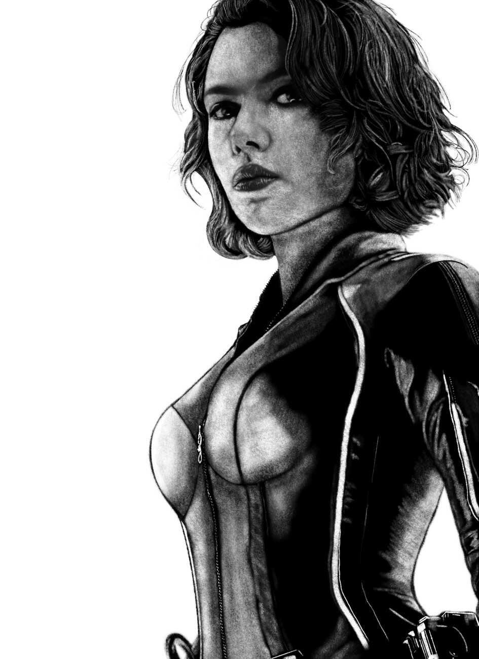 Black Widow Poster Poster Print