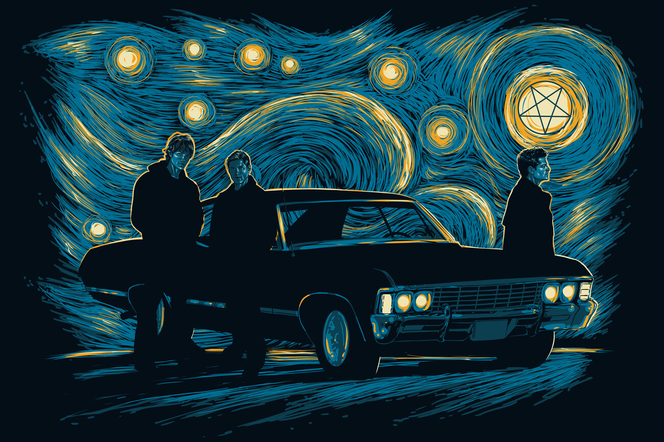 Wall Art Print Supernatural Night, Gifts & Merchandise