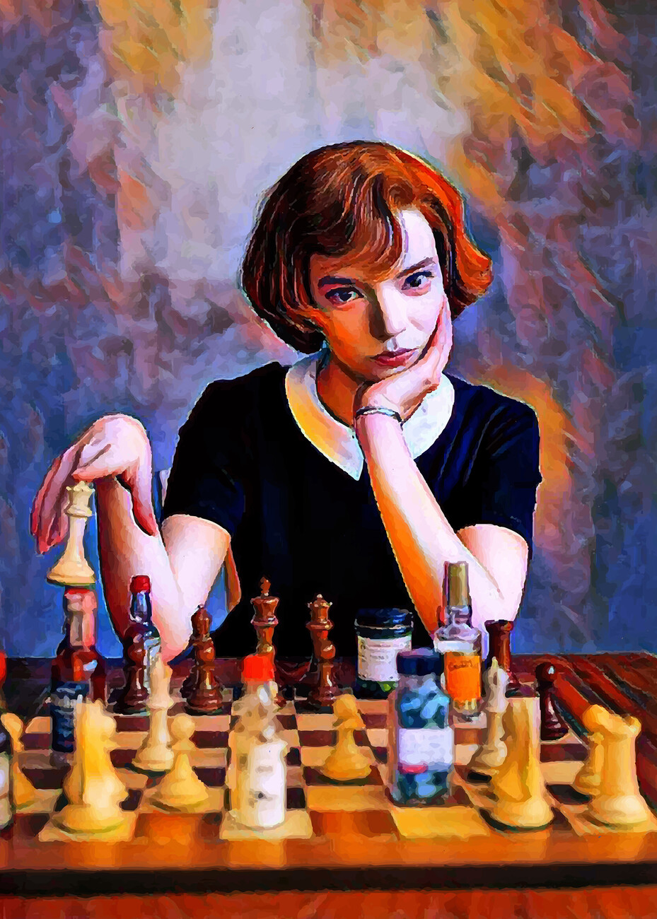 Famous Chess Game Poster or Canvas Wall Art Chess Lover 