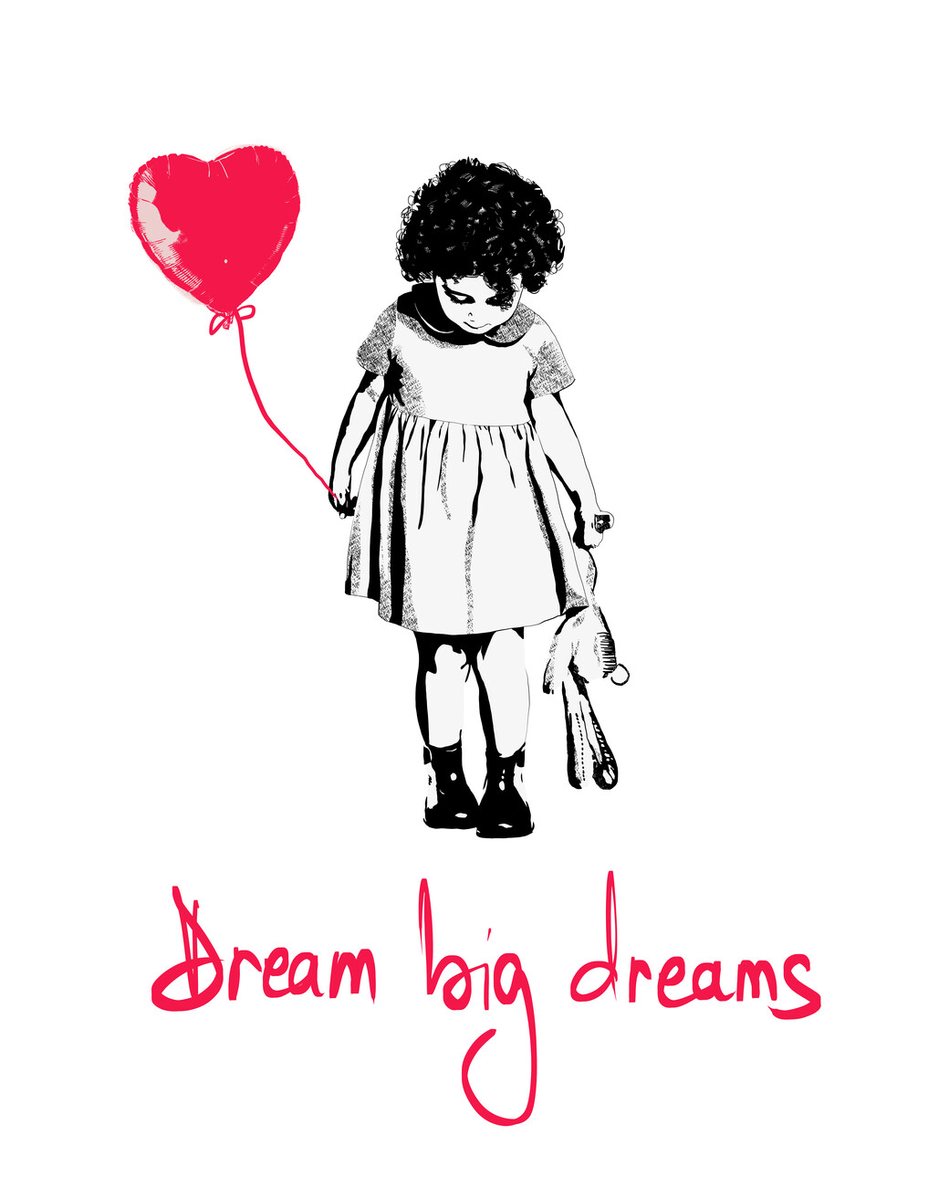 Tableau Banksy Dream Big