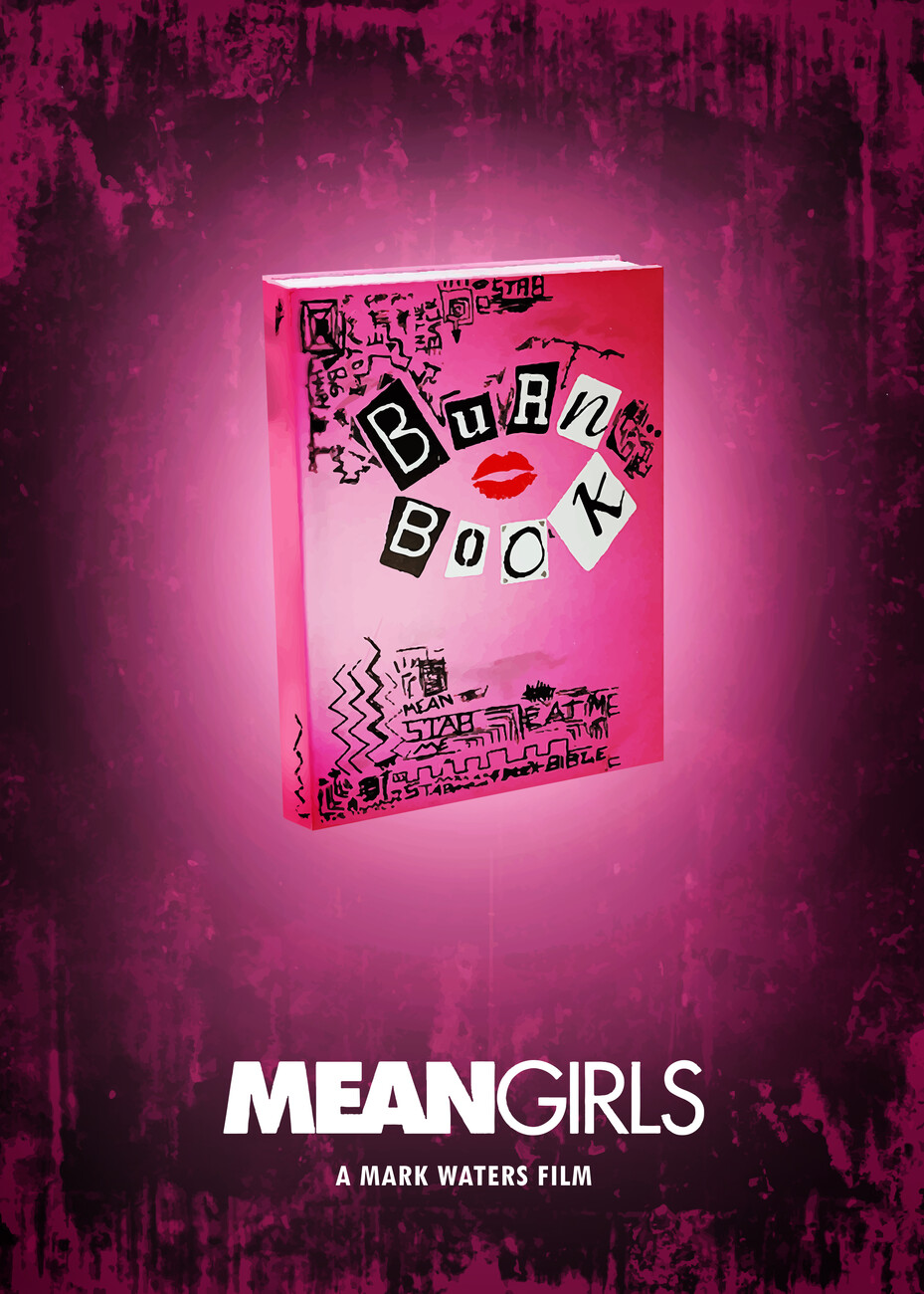 Mean Girls Burn Book Sticker 