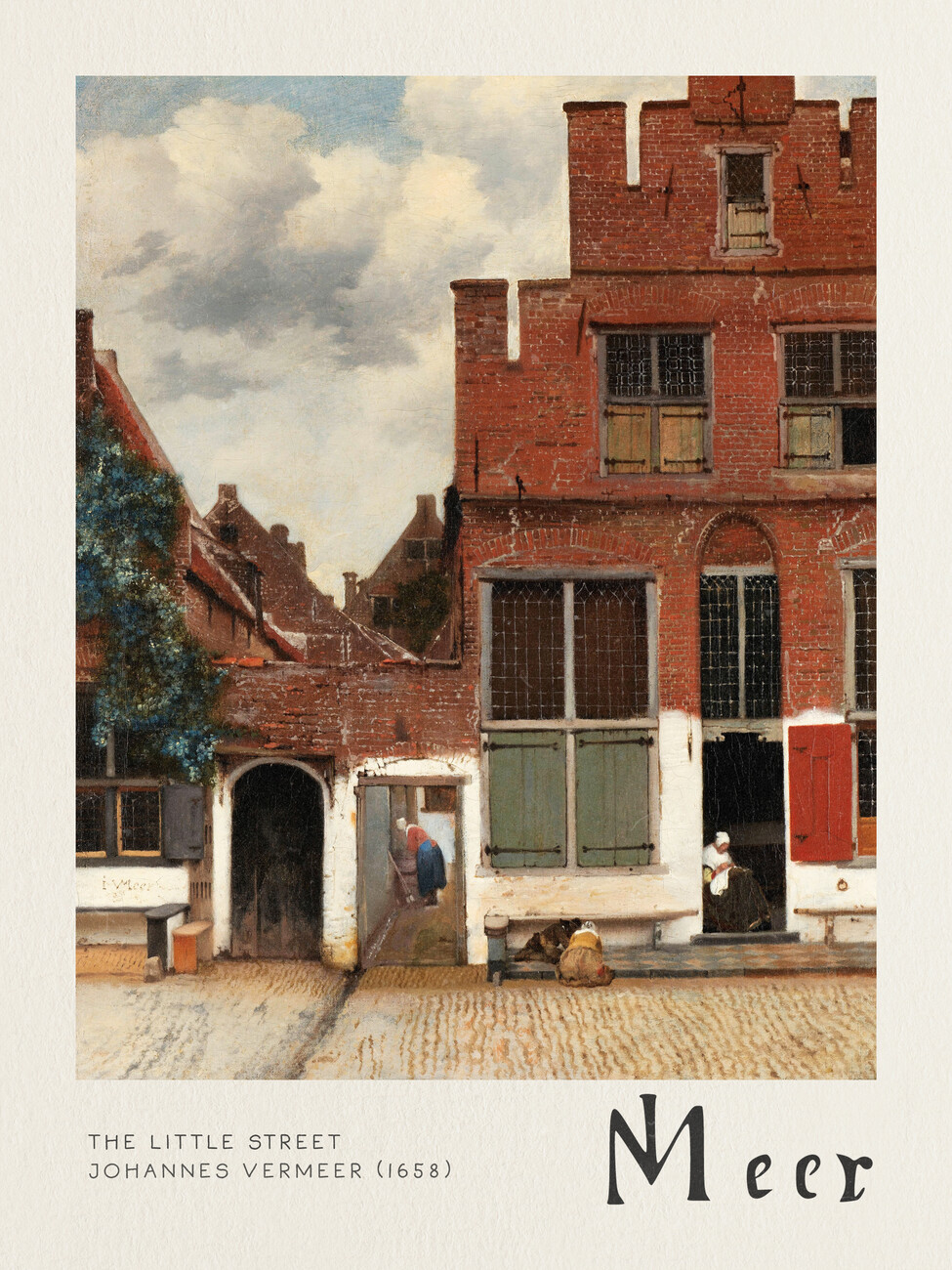 The Little Street Johannes Vermeer Reproductions Of Famous   125429 