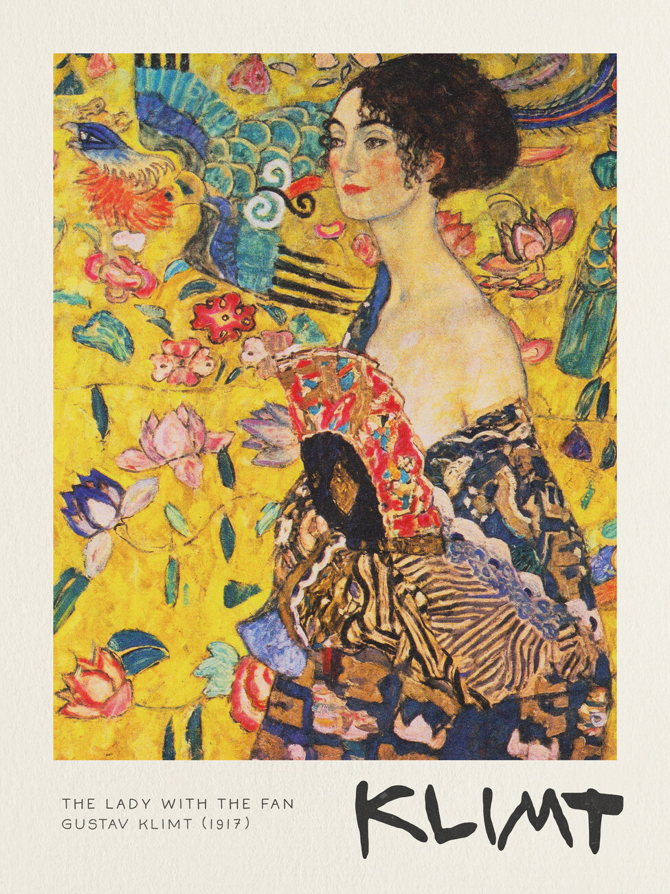 The Lady with the Fan - Gustav Klimt  Reproductions of famous paintings  for your wall