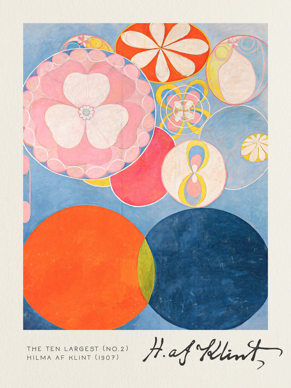 Canvas Print The Ten Largest (No 2) - Hilma af Klint