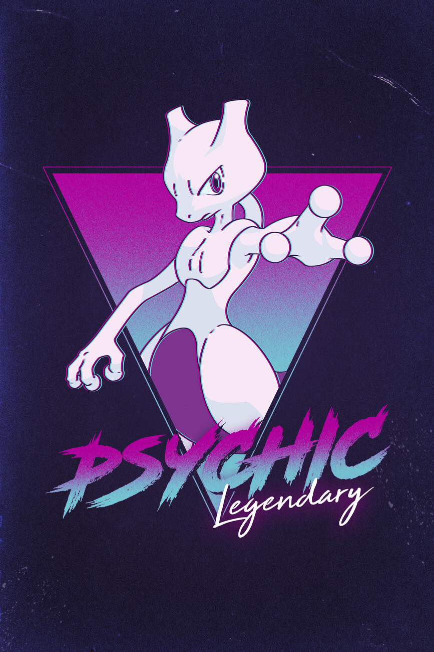 Pokemon Mewtwo Poster – My Hot Posters