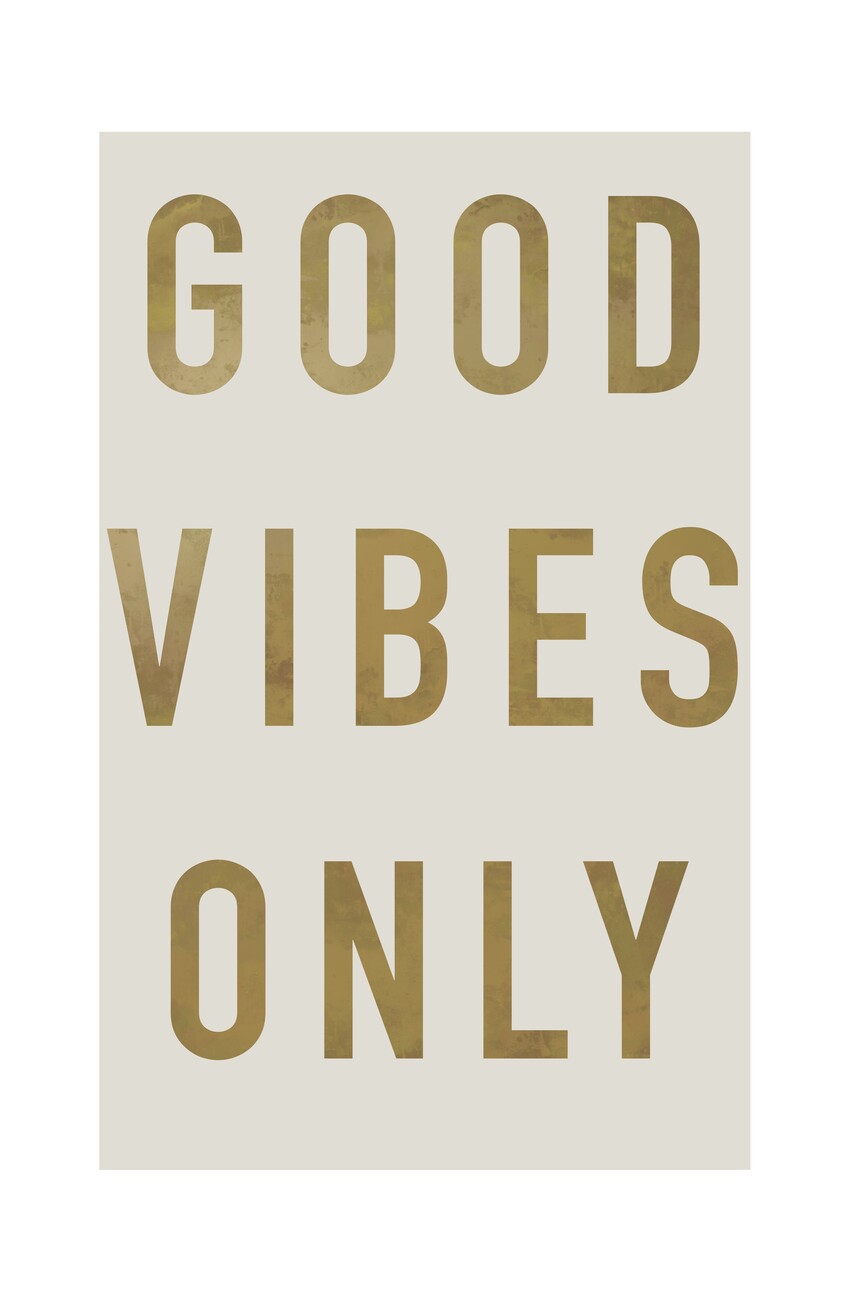 Wall Art Print, Good vibes only #2