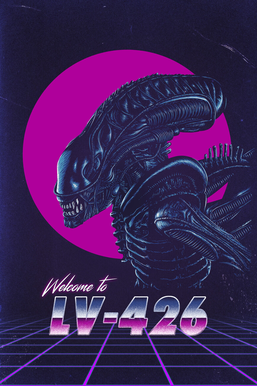 Wall Art Print LV-426 warrior, Gifts & Merchandise