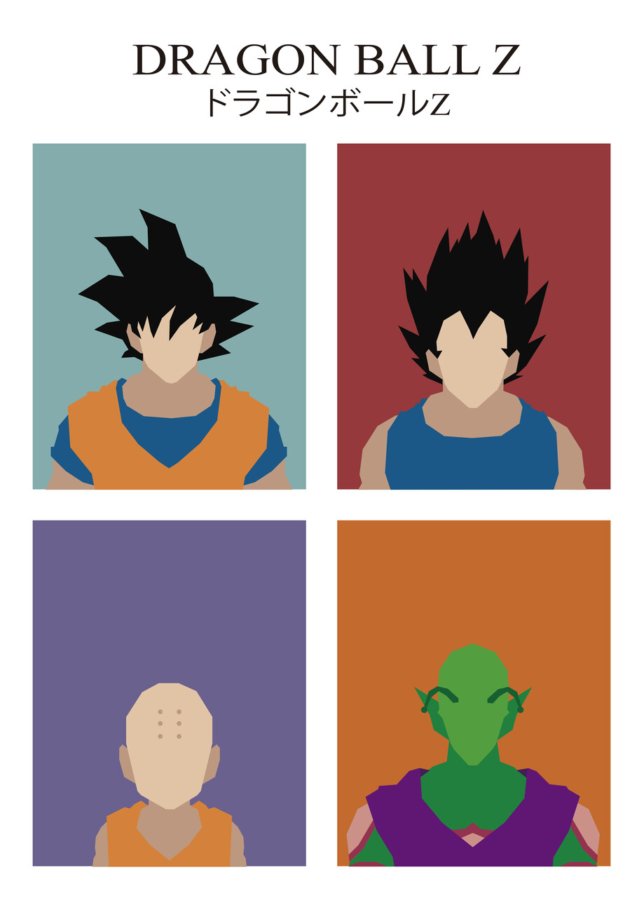 Dragon Ball Z Characters Poster