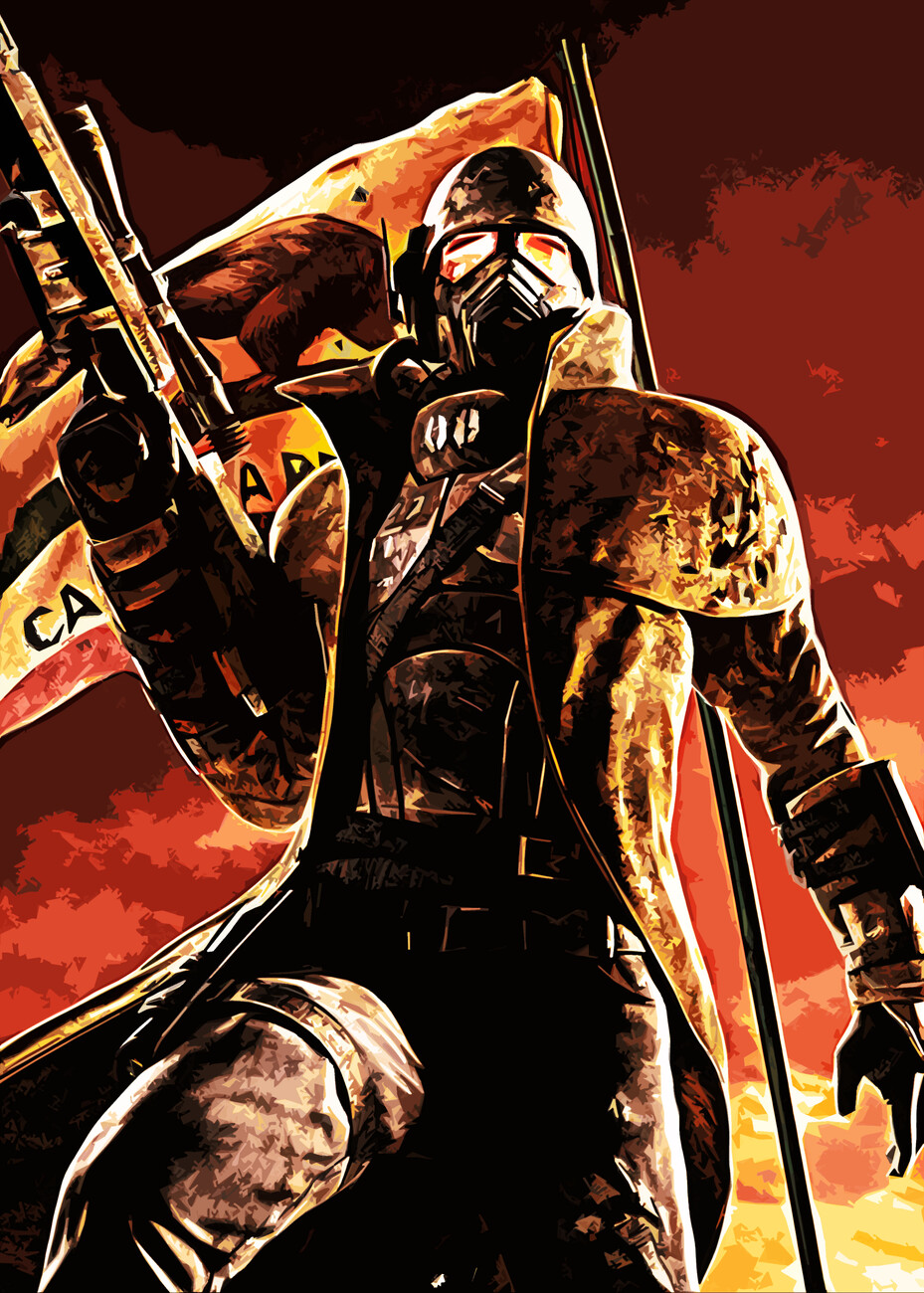 Gaming Canvas Fallout New Vegas Gaming Poster Video Game 