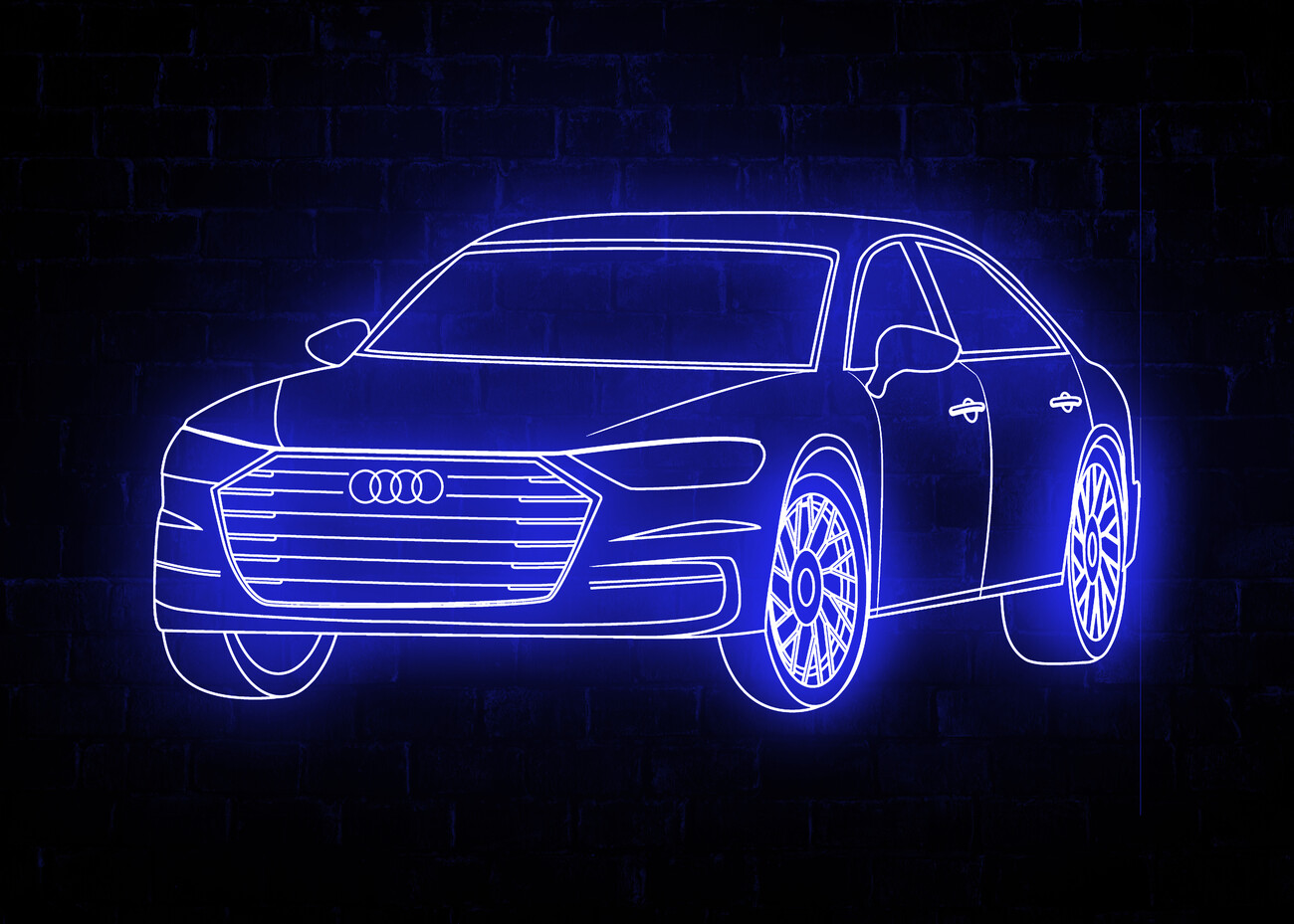 praktijk Kreunt snel Poster, Bilde Car Auto Limousine Sportcar Neon | Merchandise | Europosters