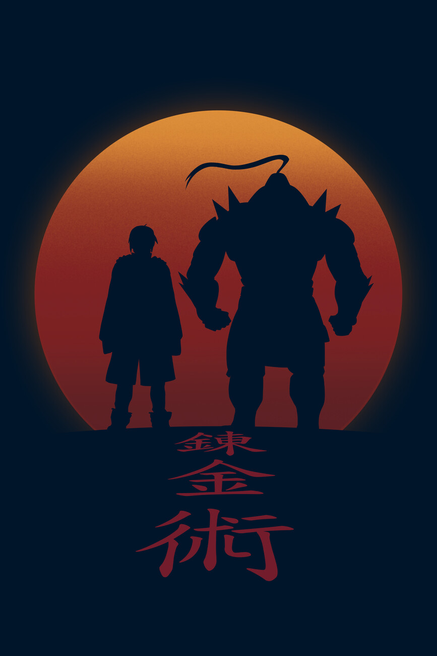 Fullmetal Alchemist BROTHERHOOD - The Elric Bros! | Art Board Print