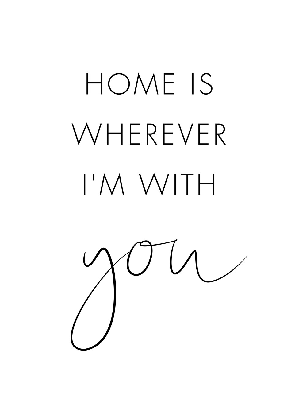 Home Let me come home. Home is wherever I'm with you. - Post by