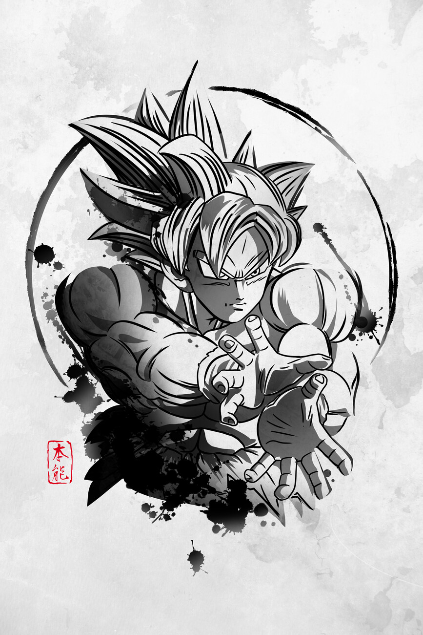 Art Poster Ultra Instinct form