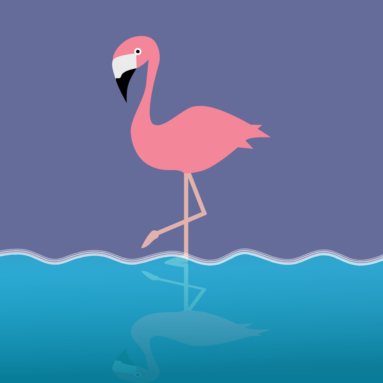 Taiteelliset kuva | Flamingo | Europosters